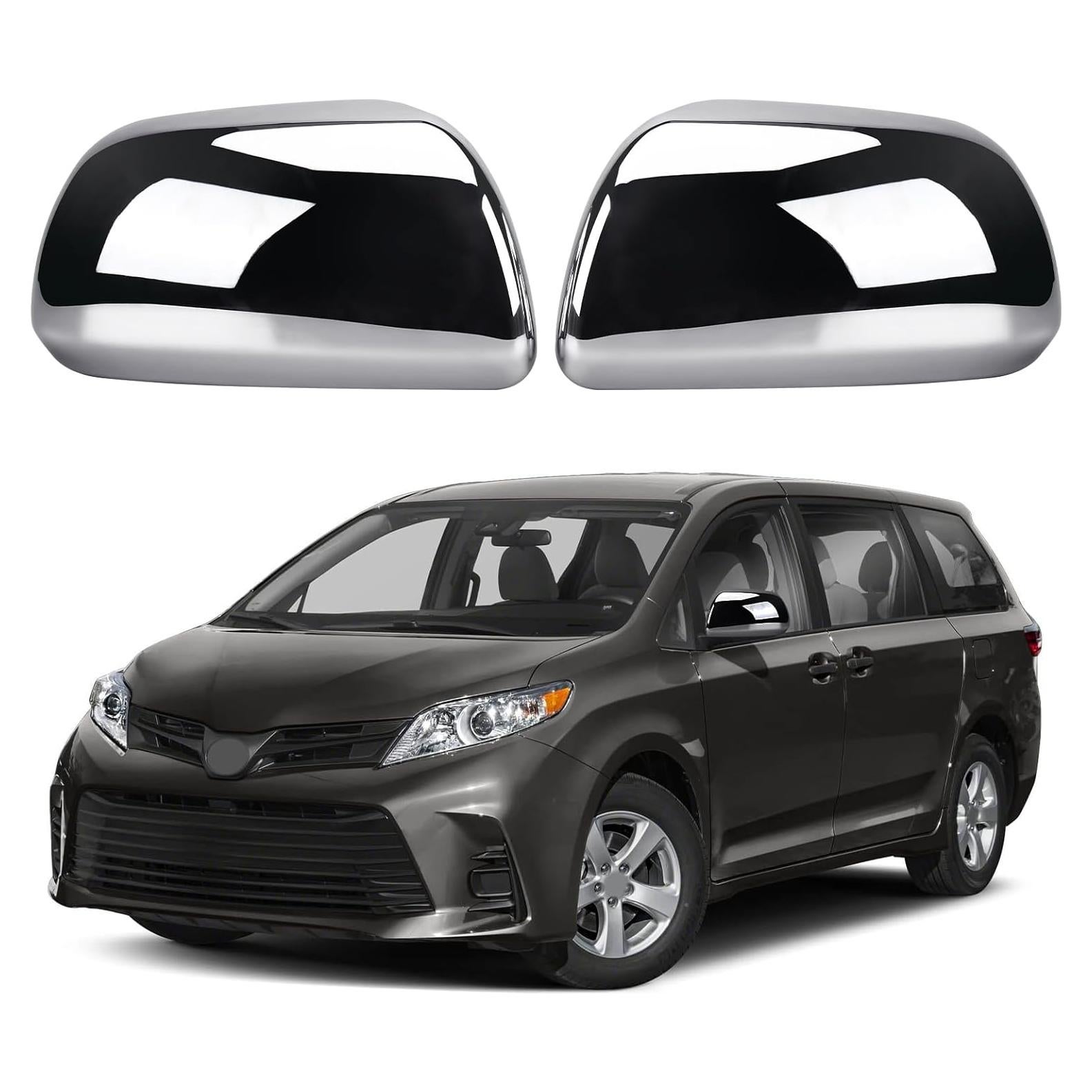 Cubiertas de Espejo Lateral Cromo Sportuli para Toyota Sienna 2011-2019