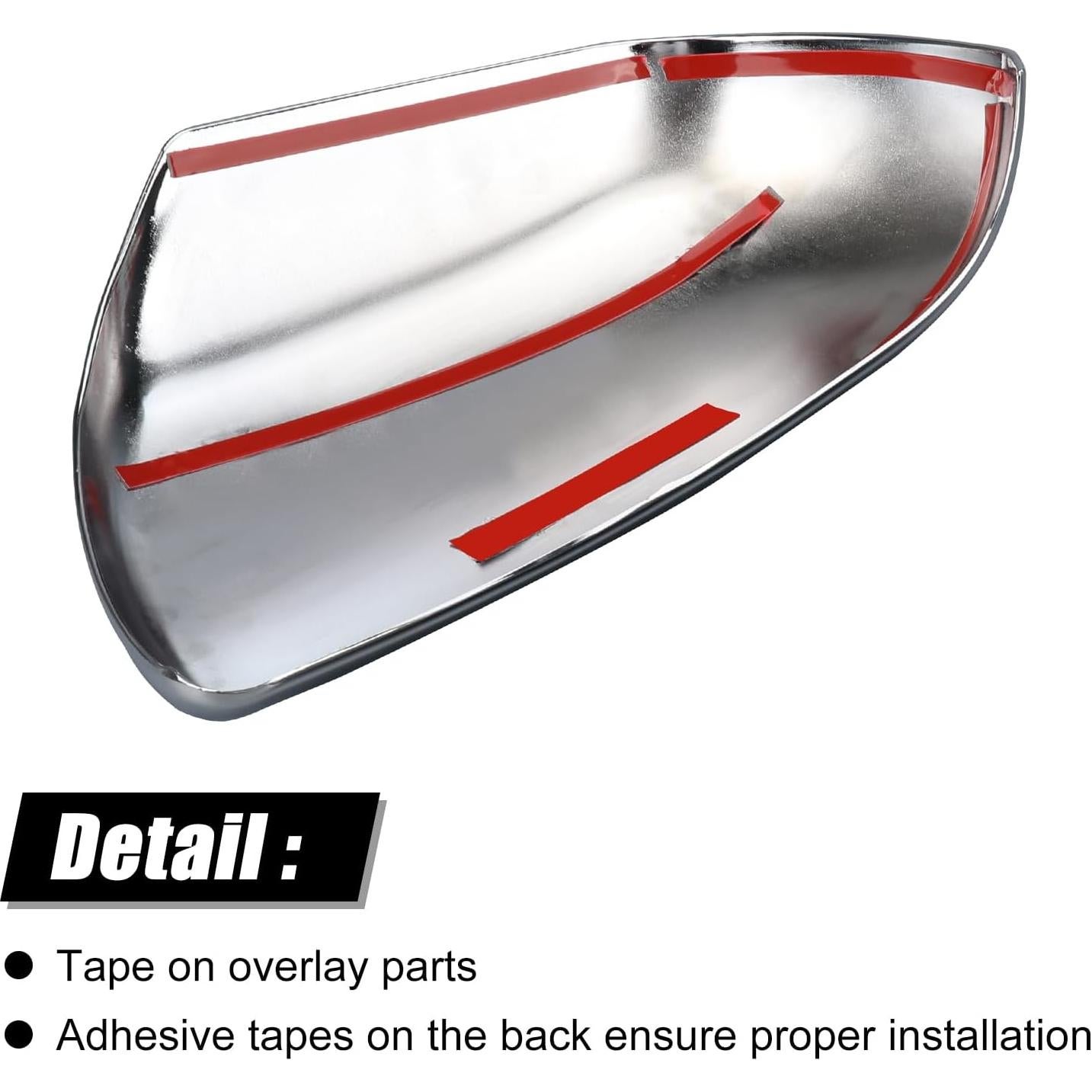 Cubiertas de Espejo Lateral Cromo Sportuli para Toyota Sienna 2011-2019