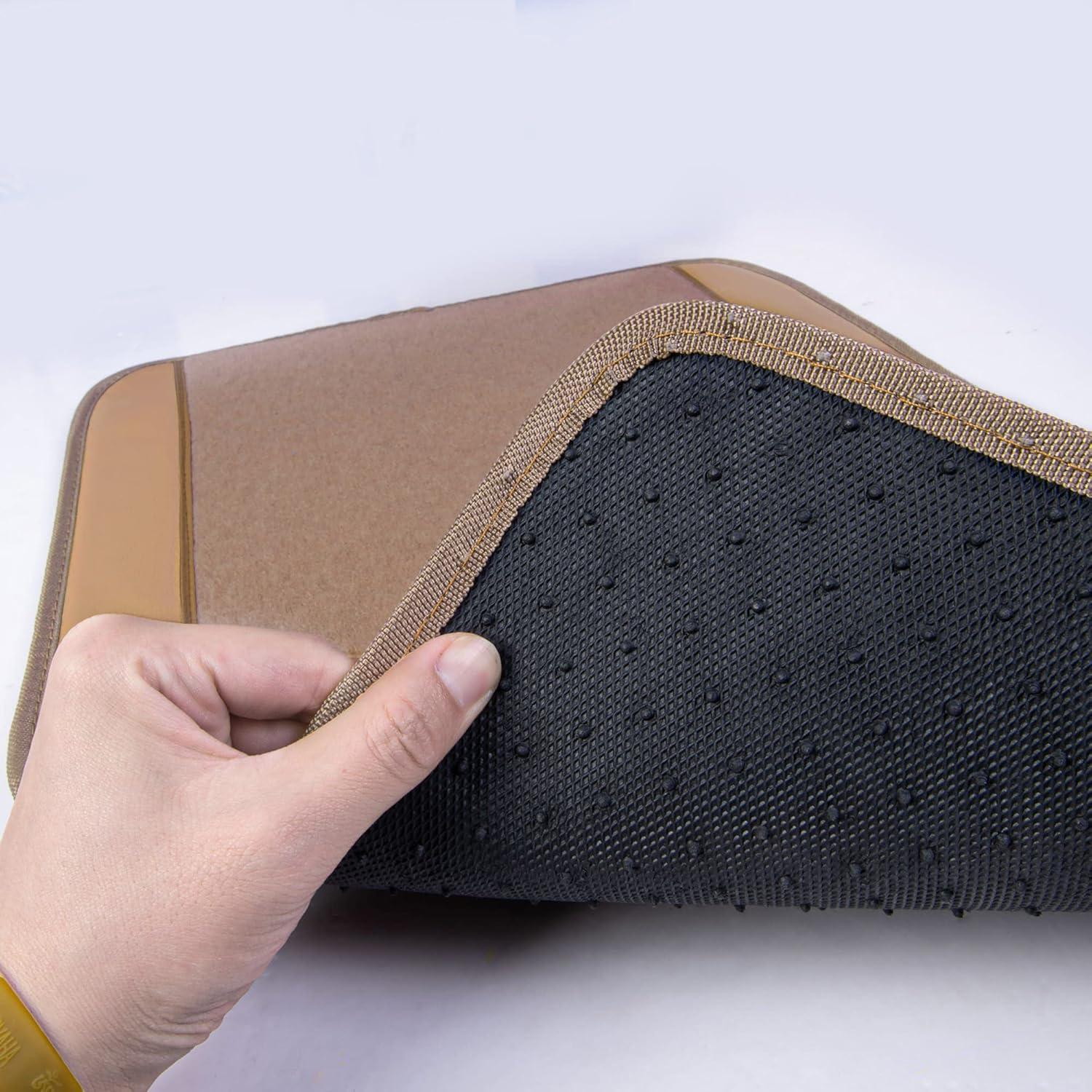 Alfombrillas de Piso de Coche CAR PASS Beige Universales 4 Piezas