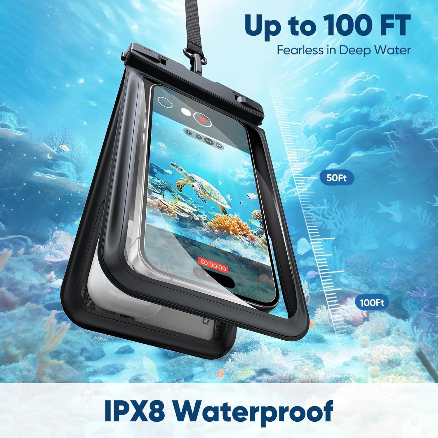 Funda Impermeable MINSLIS BG02 Doble Almacenamiento 6.9"