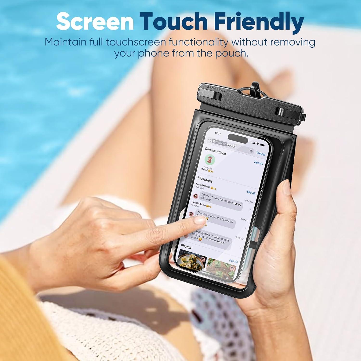 Funda Impermeable MINSLIS BG02 Doble Almacenamiento 6.9"