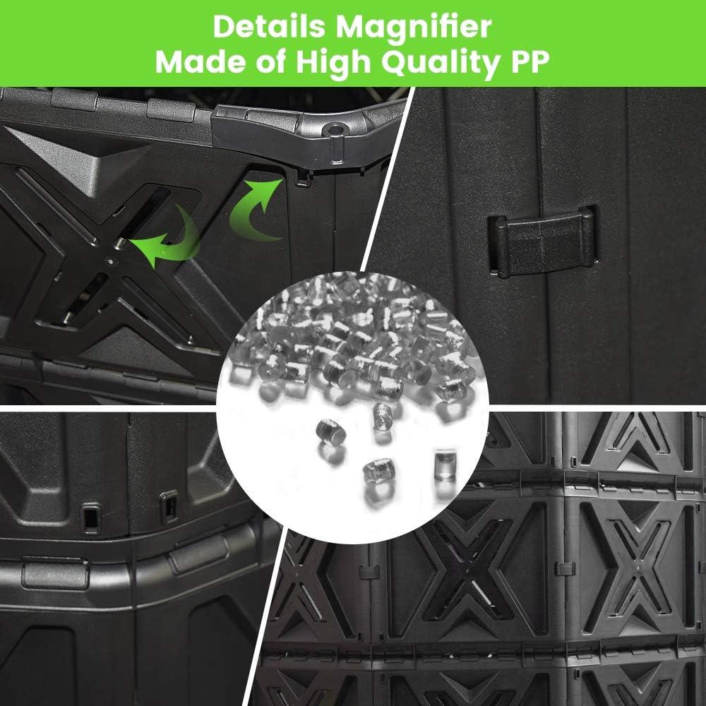 Contenedor de Compost SQUEEZE master 720L Verde Fácil Montaje