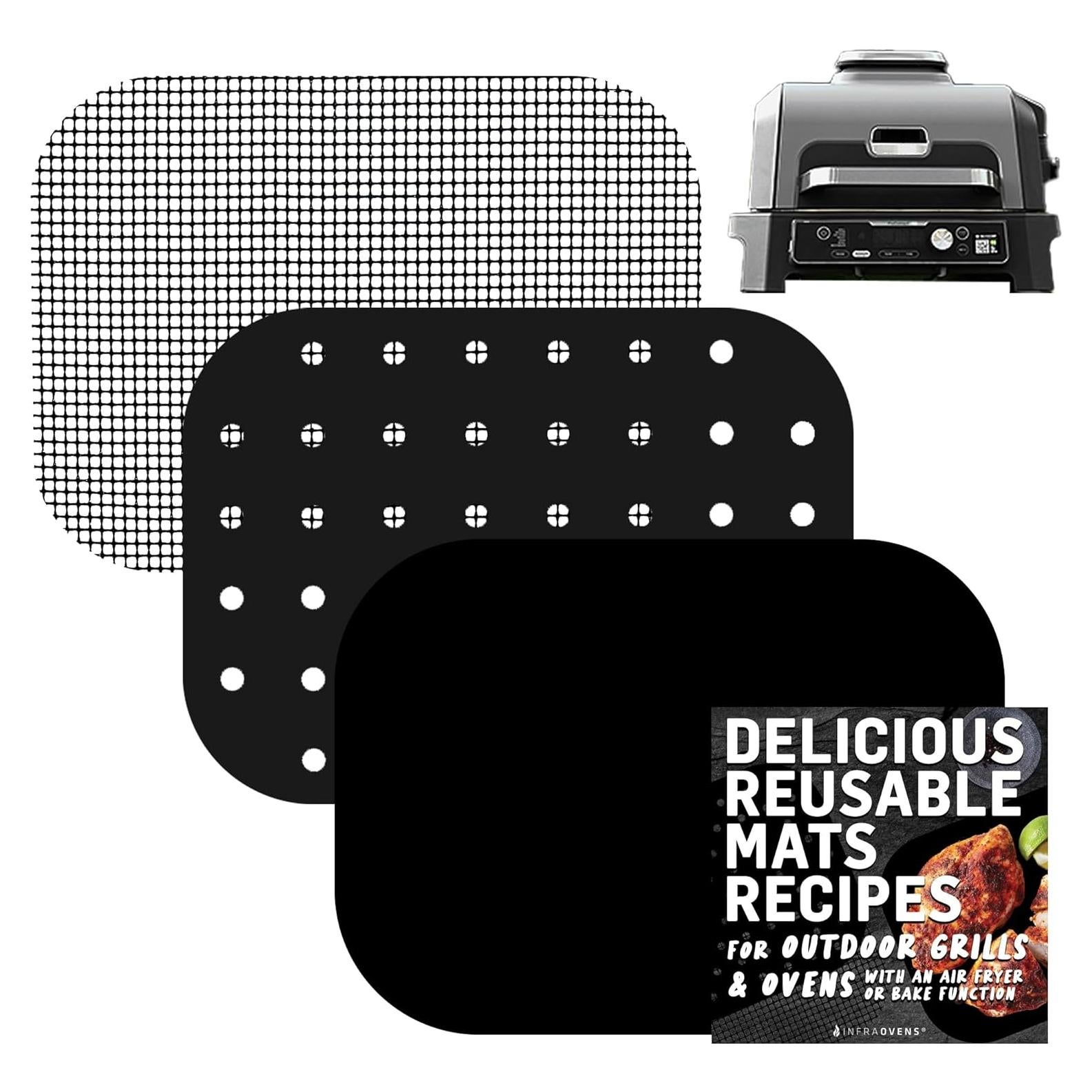 Alfombrillas Reutilizables para Parrilla INFRAOVENS Pro XL 25.4cm