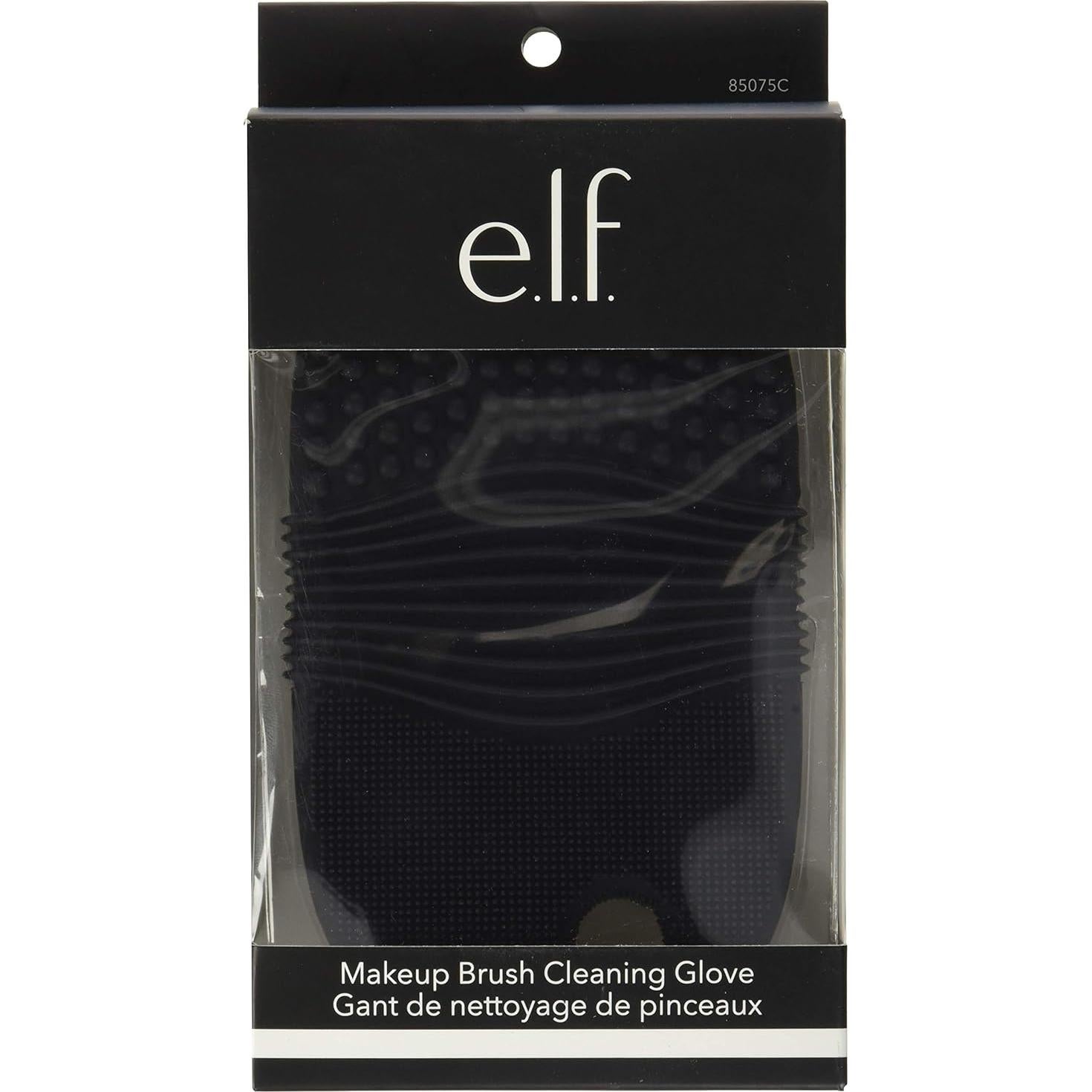 Guante de Limpieza de Brochas de Maquillaje e.l.f. Negro 150g