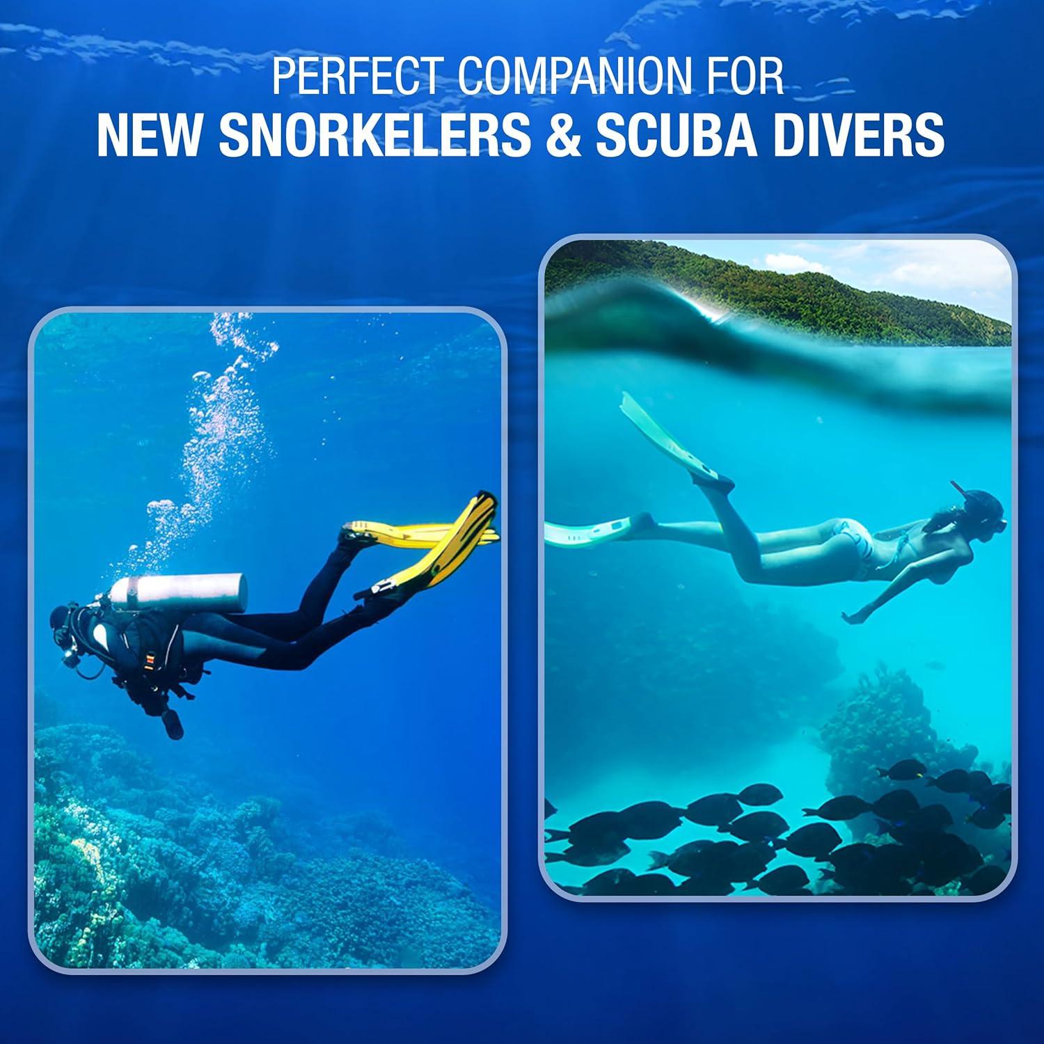 Máscara de Buceo Kraken Aquatics FBA_KA201-BK Antivaho