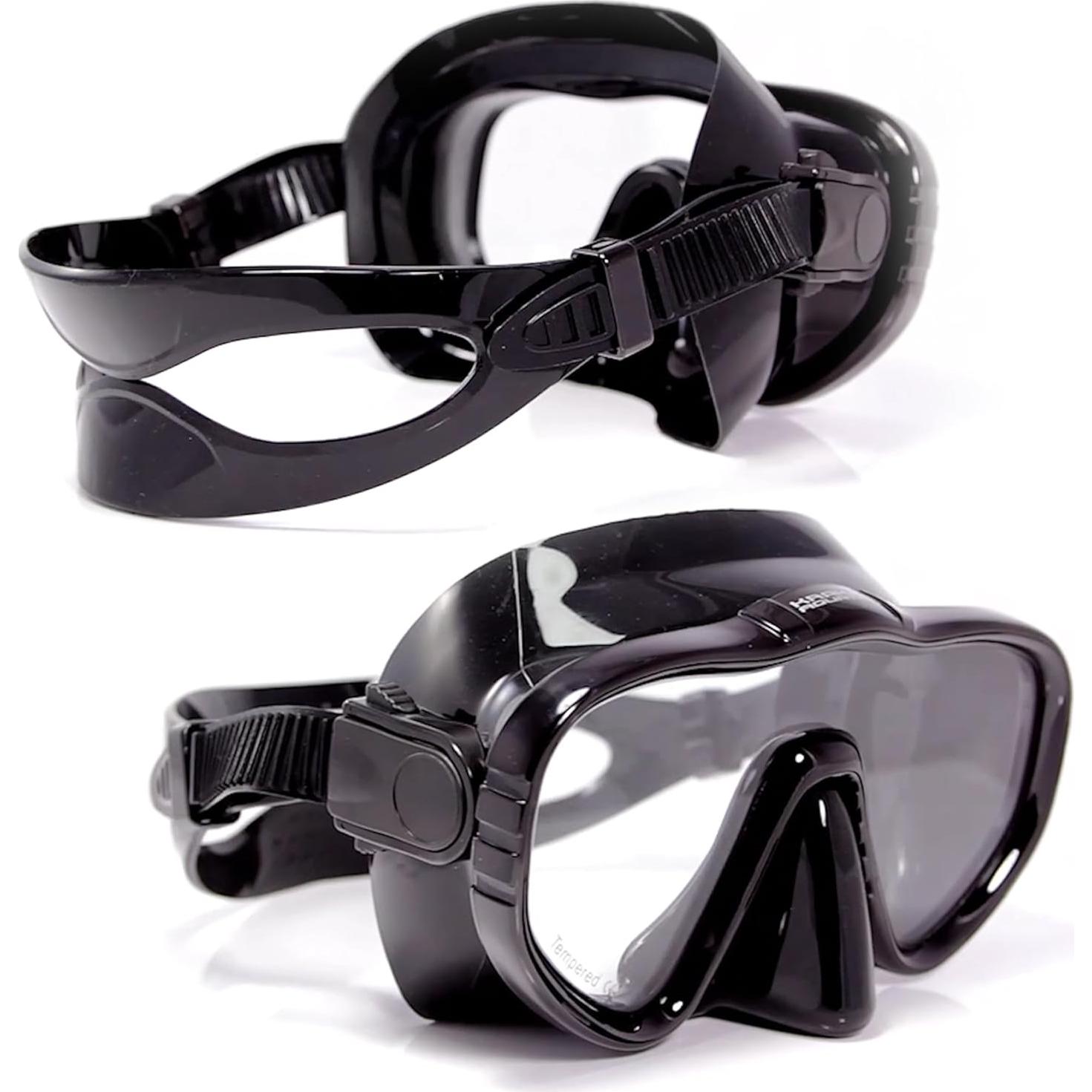 Máscara de Buceo Kraken Aquatics FBA_KA201-BK Antivaho