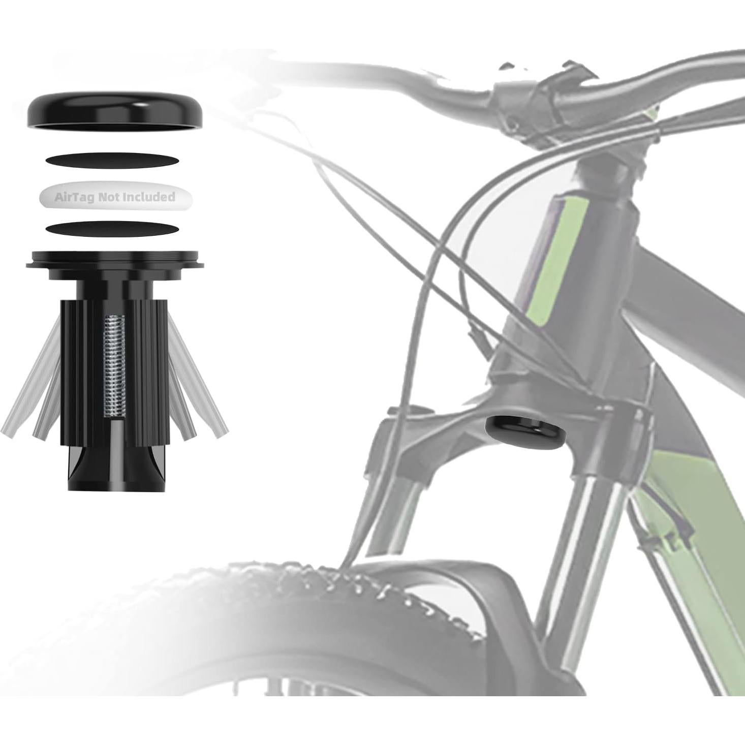 Soporte Antirrobo para AirTag EFEALL en Bicicleta 22-30mm