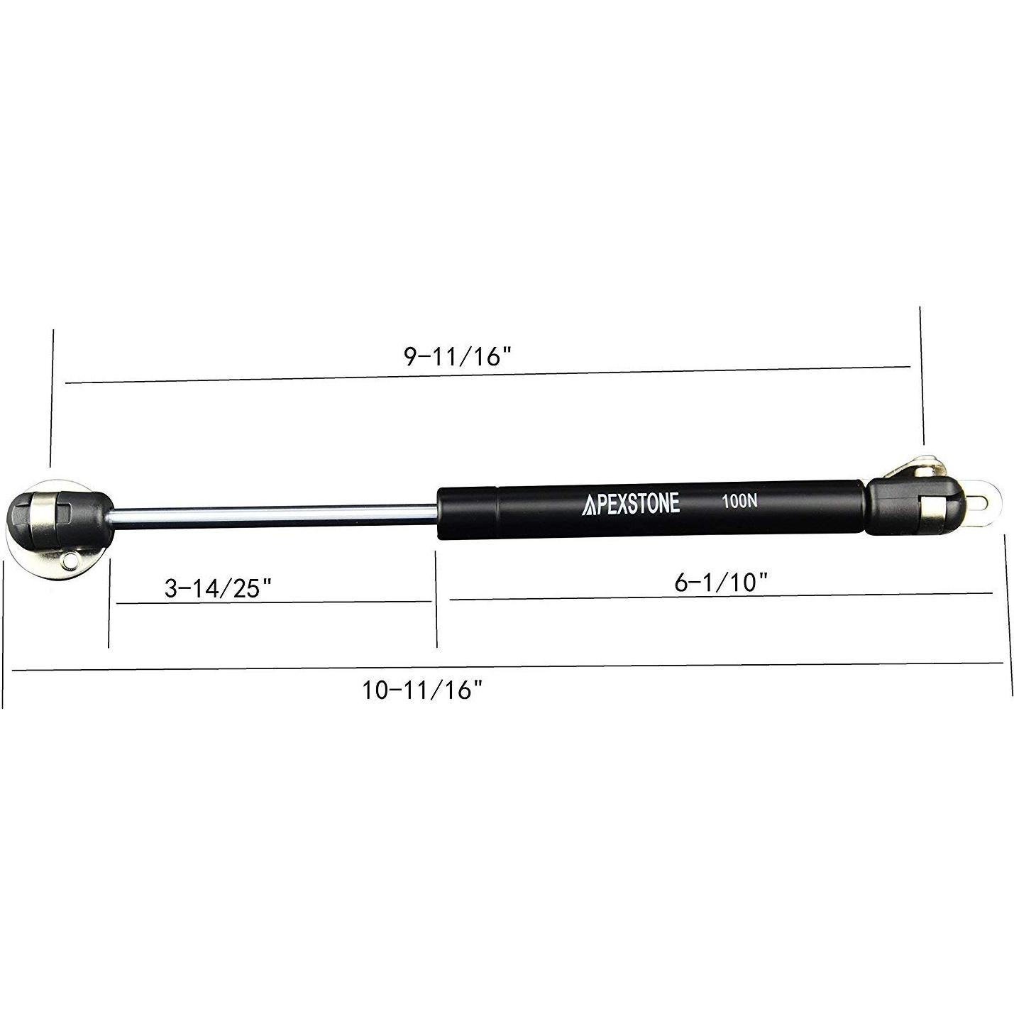 Amortiguadores de Gas Apexstone 100N 25.4 cm Juego de 4