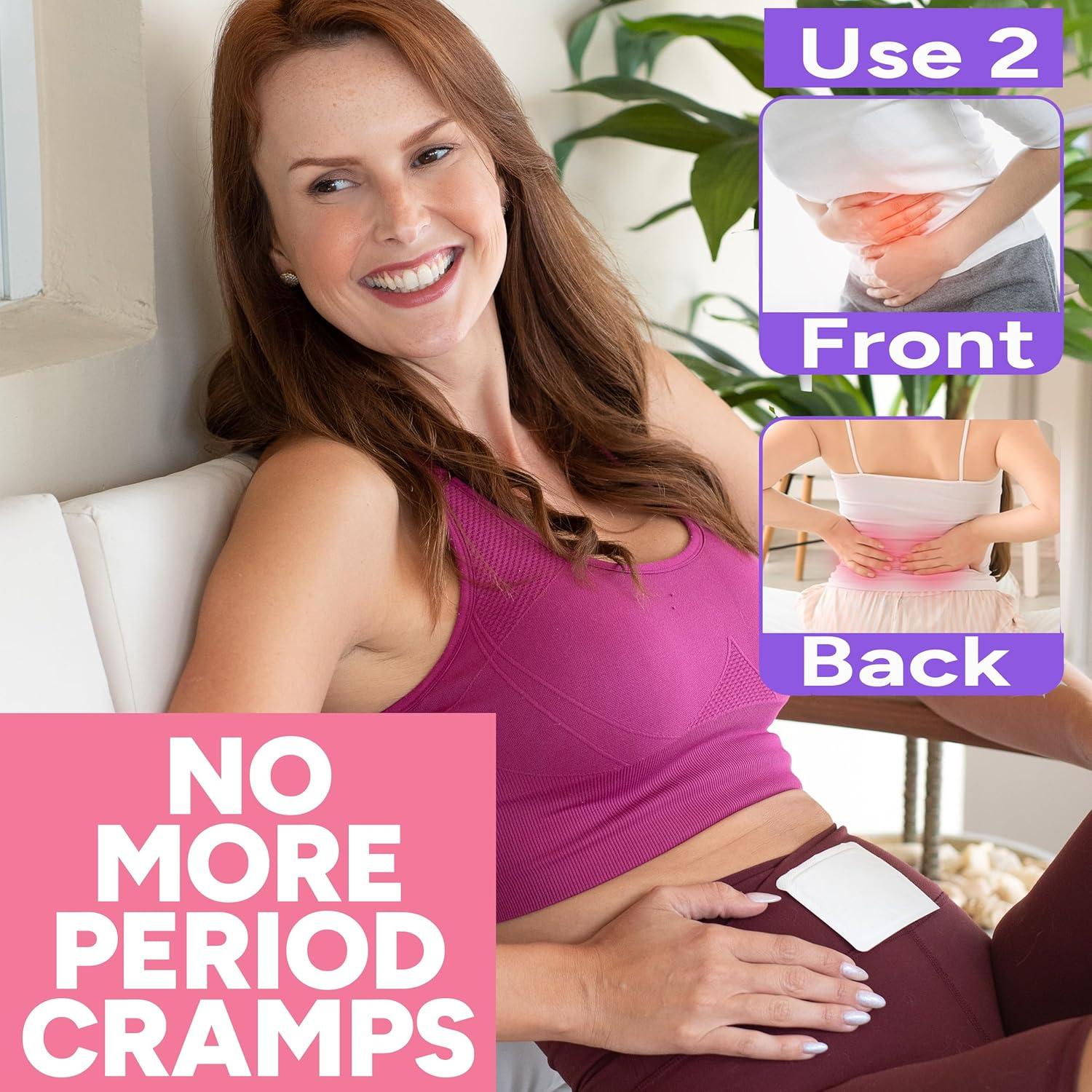 Parches Térmicos Menstruales SunnyBay, 10 Unidades, 6.99x8.89cm