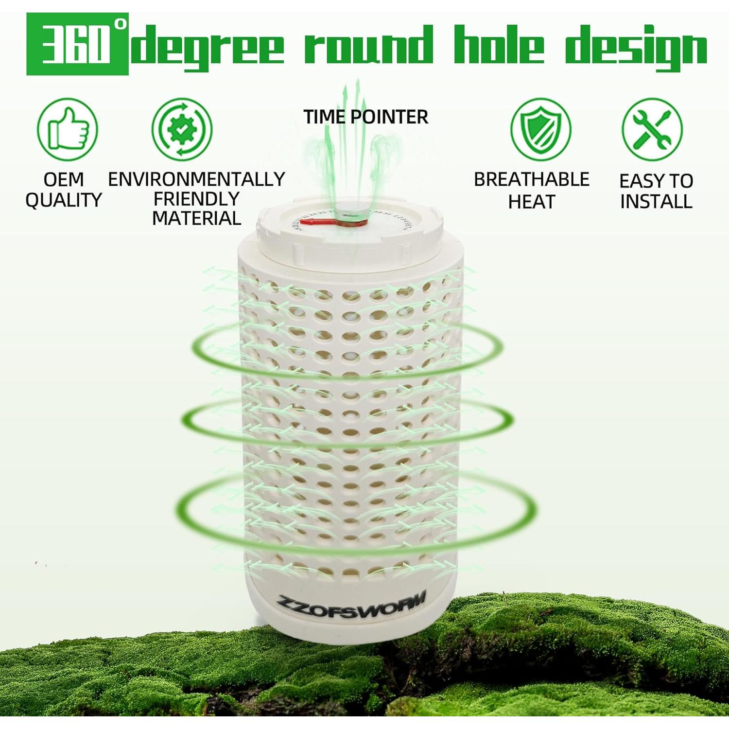 Bin de Compostaje ZZOFSWORM Medio Cilíndrico 1.36kg