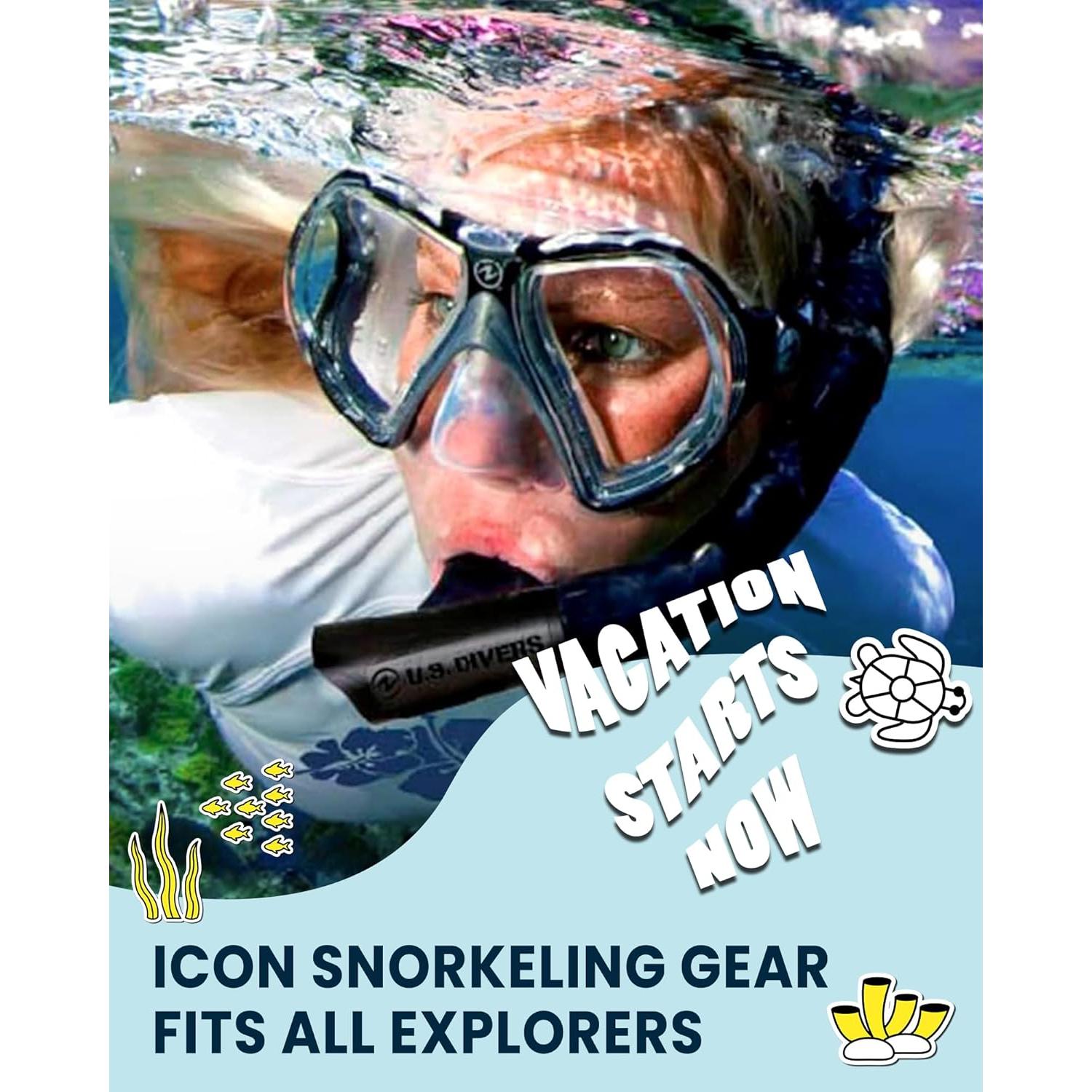 Conjunto de Esnórquel OutdoorMaster ICON para Adultos