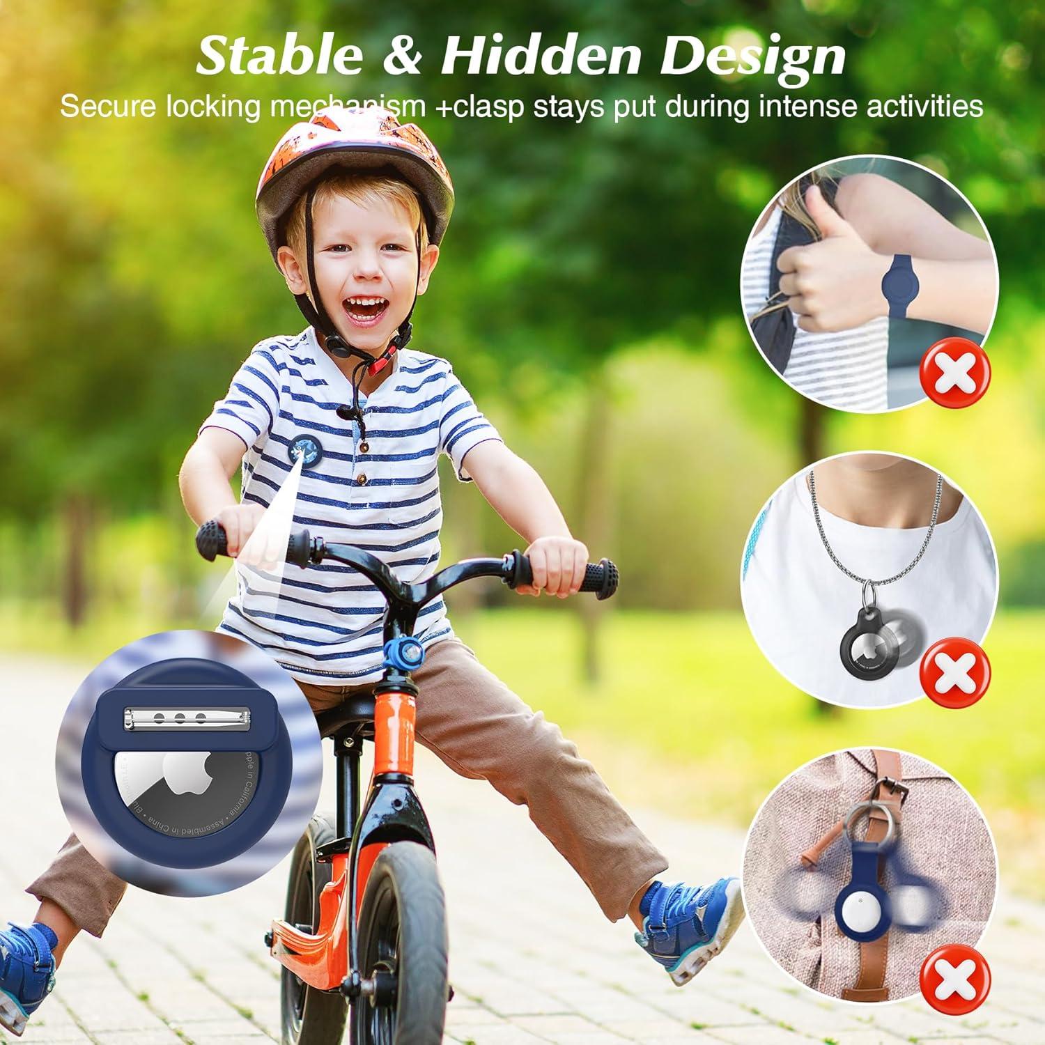 Soporte para AirTag SZJCLTD 2 Piezas Diseño Oculto Ligero