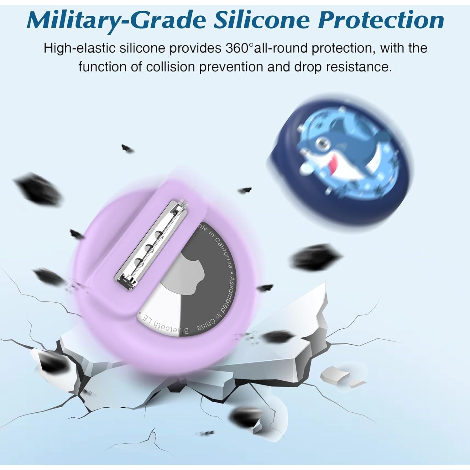 Soporte para AirTag SZJCLTD 2 Piezas Diseño Oculto Ligero