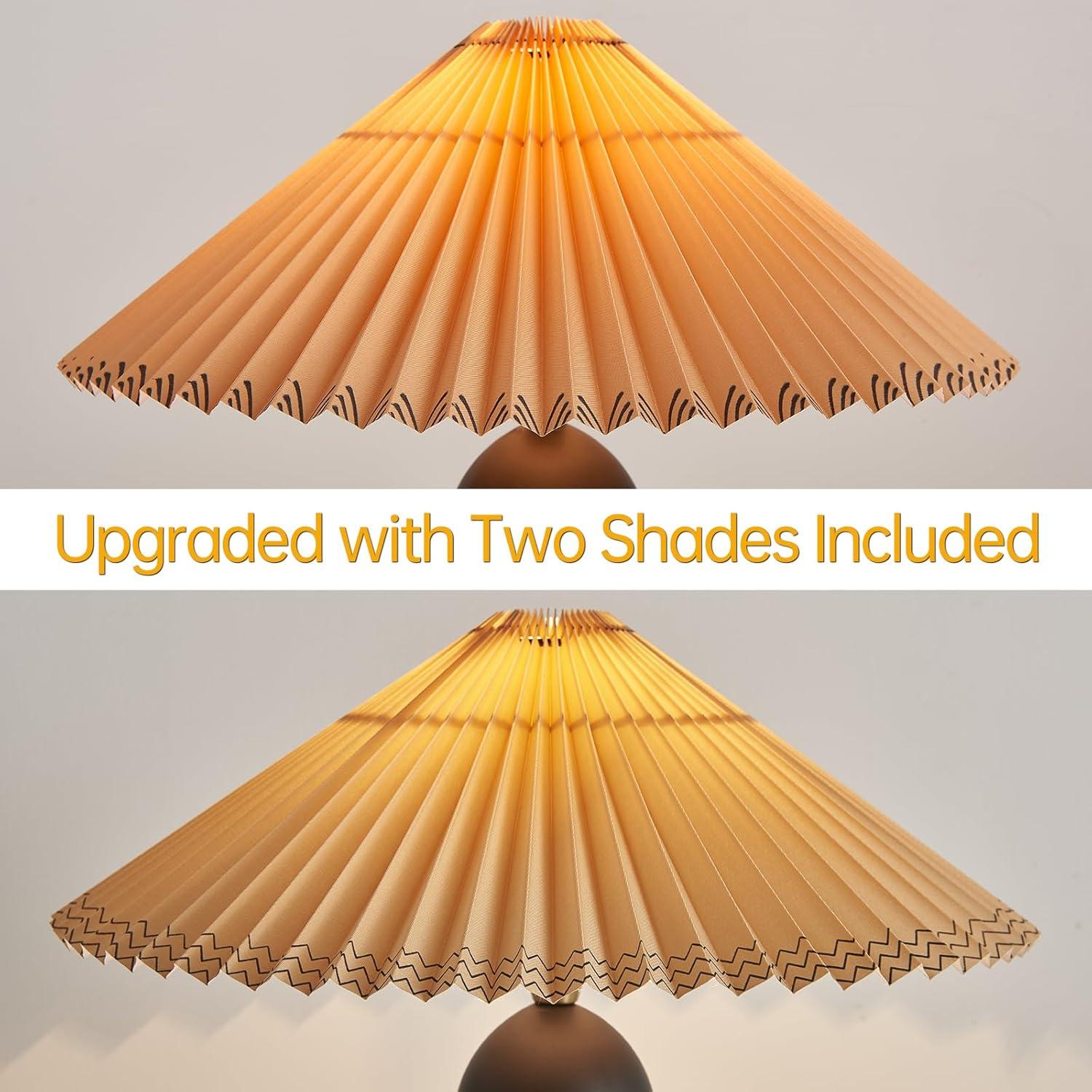 Lámpara de Mesa Moderna Fetason Negra 40.6cm con Bombilla E12