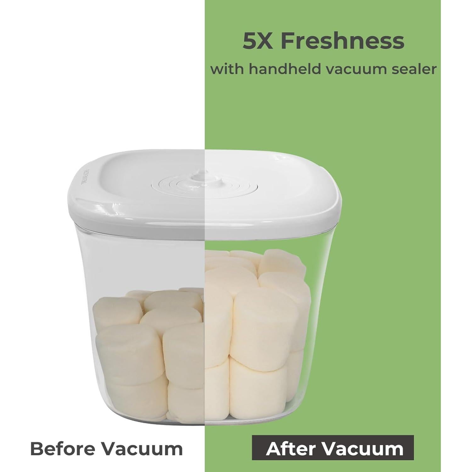 Contenedores al Vacío Dreamealthy 1L y 1.5L con Sellador