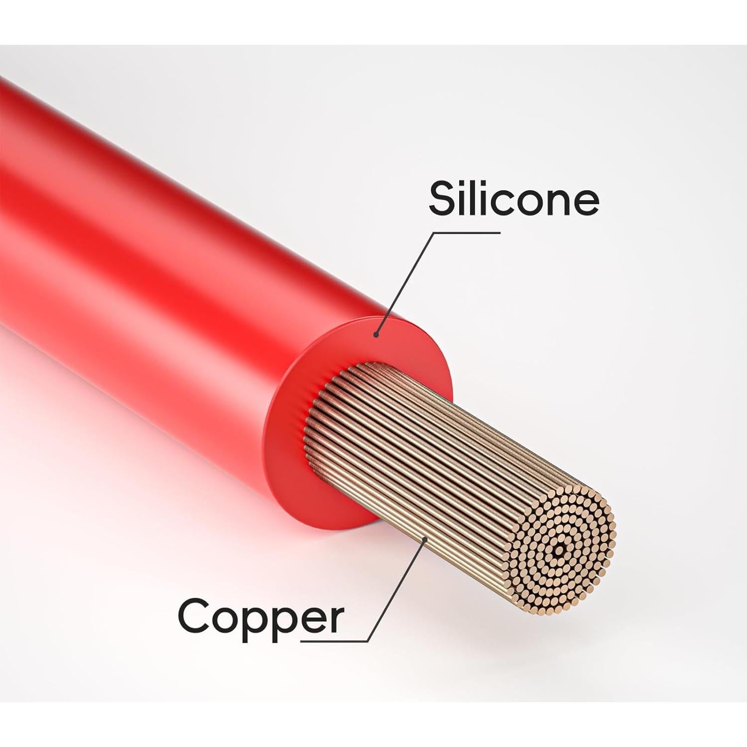 Clips de Gancho de Prueba Goupchn 5PCS Silicona 50cm