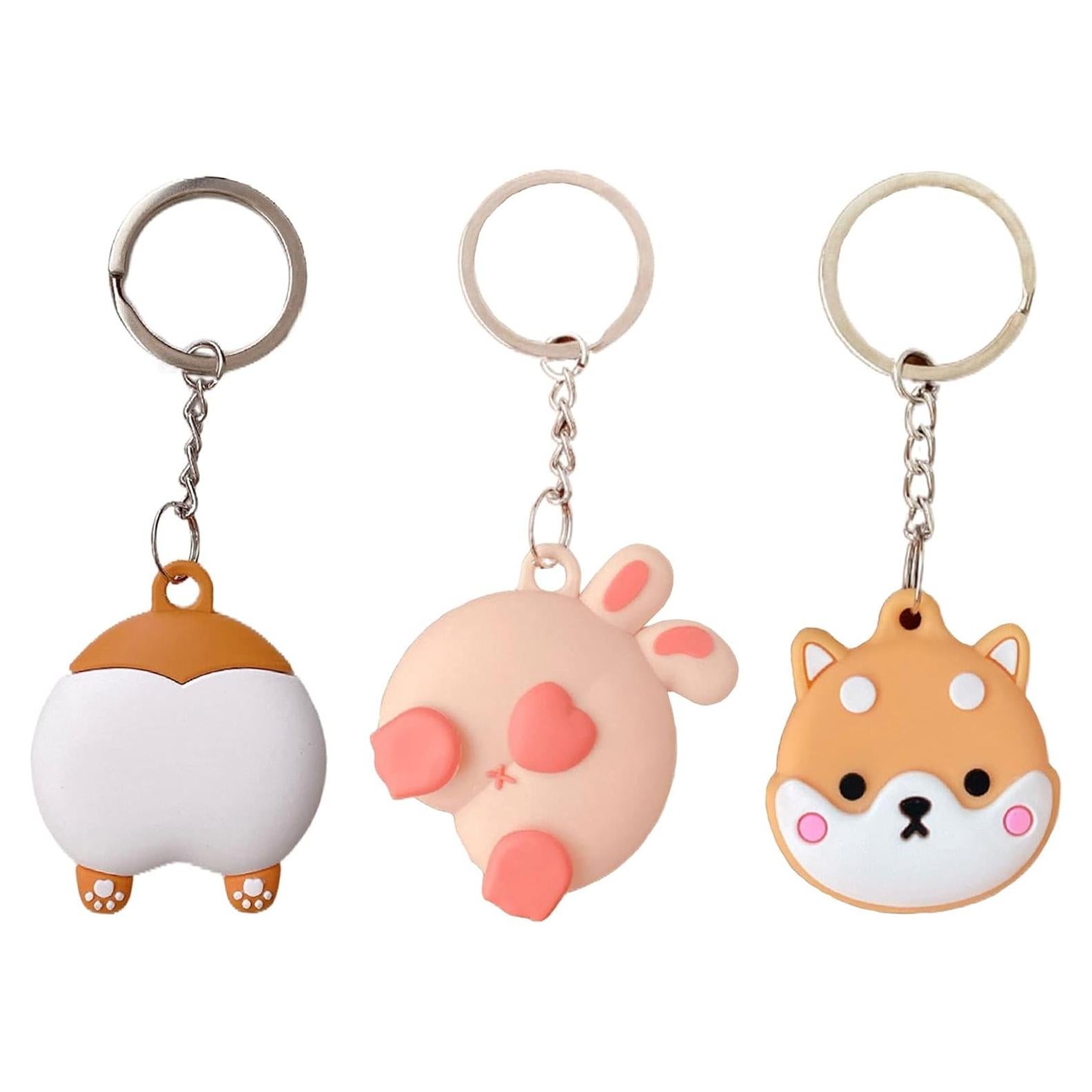 Funda de Silicona para AirTag Rertnocnf - Paquete de 3 Animales