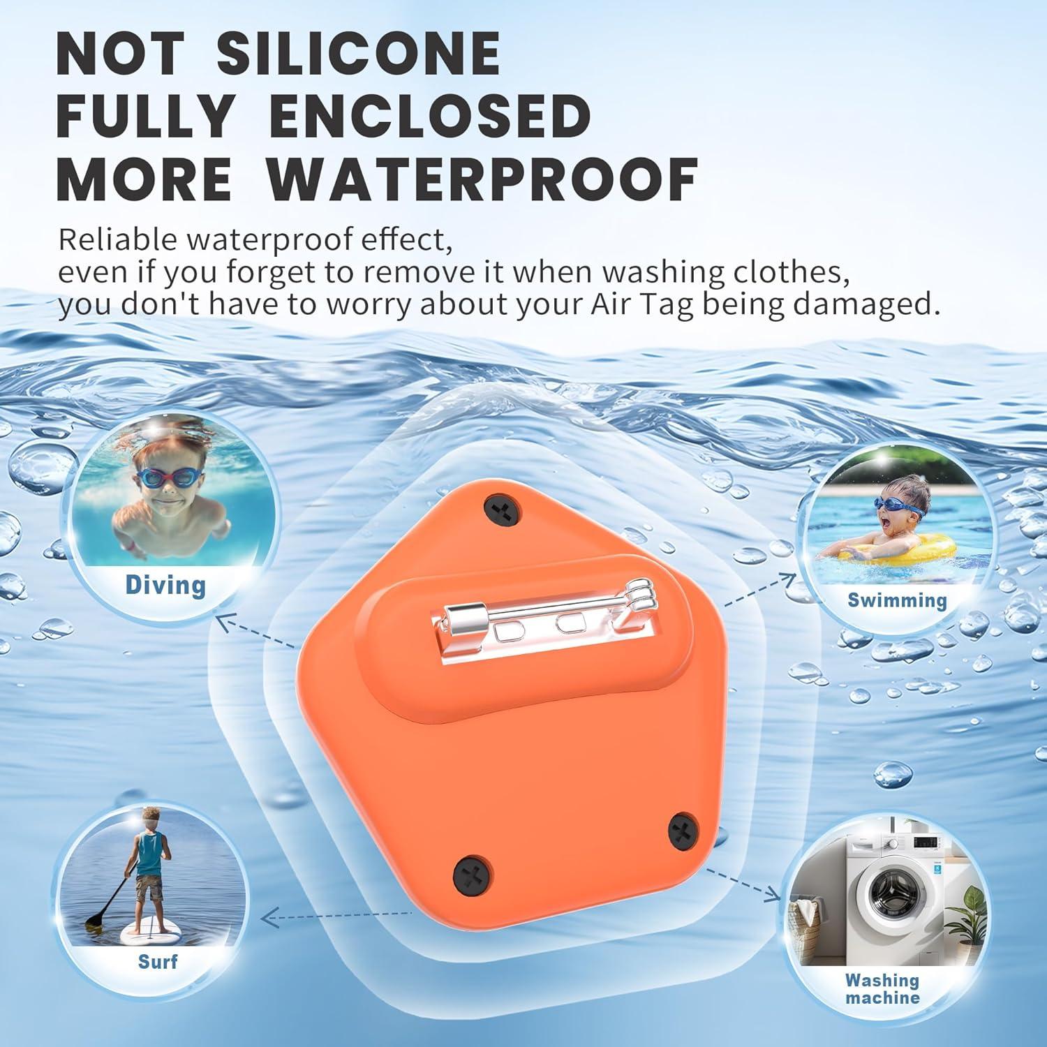 Funda Impermeable para Air Tag Niños 4 Pack - ipuplar