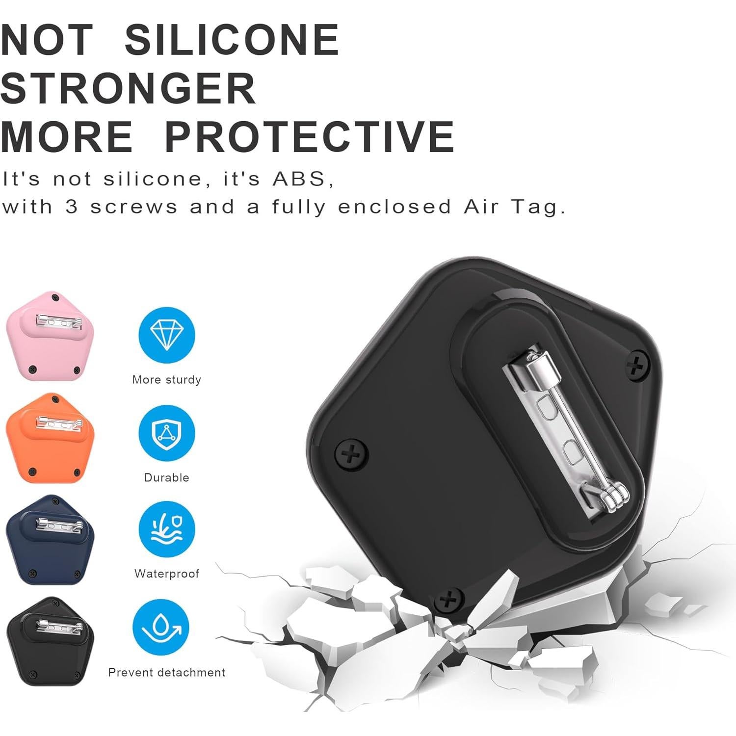 Funda Impermeable para Air Tag Niños 4 Pack - ipuplar