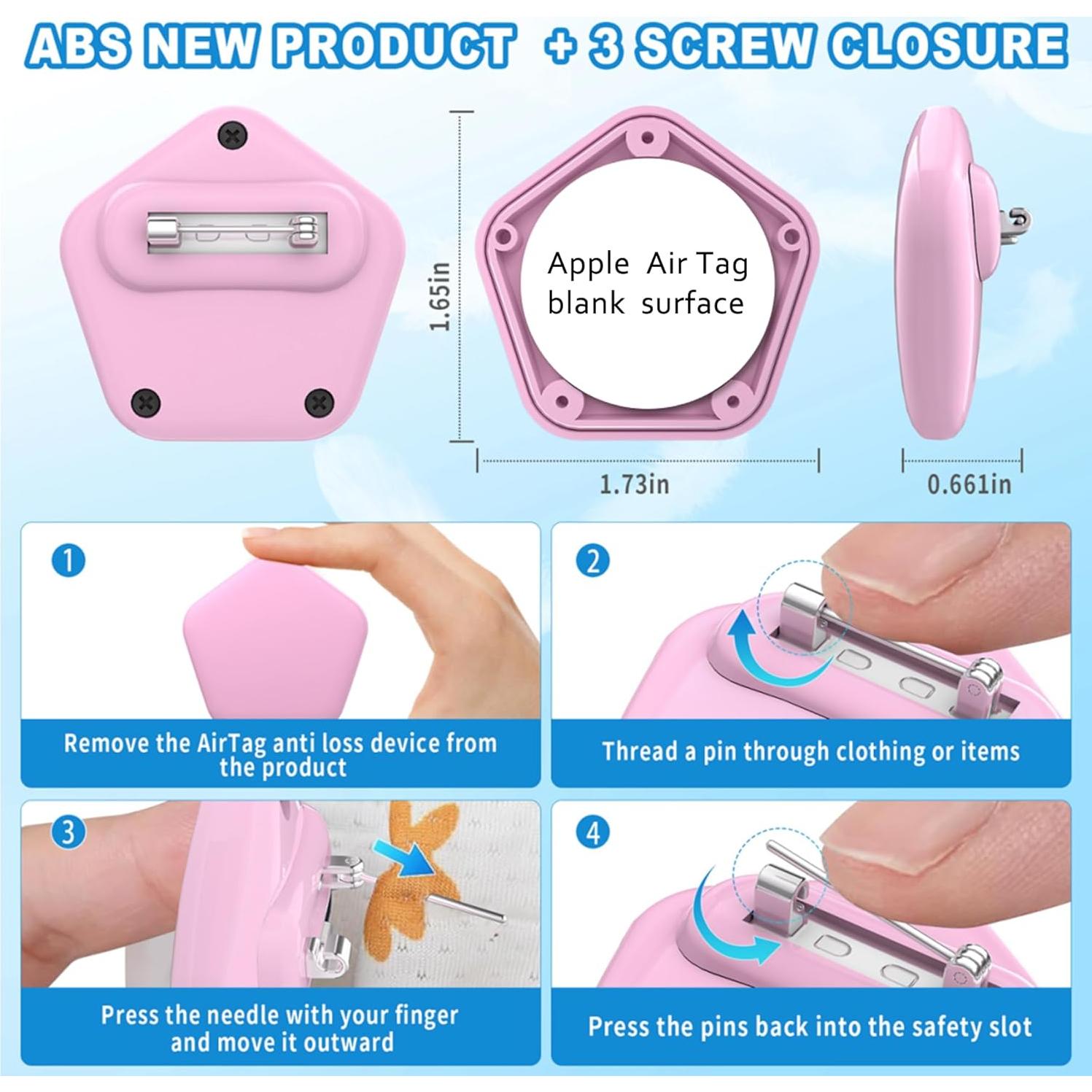 Funda Impermeable para Air Tag Niños 4 Pack - ipuplar