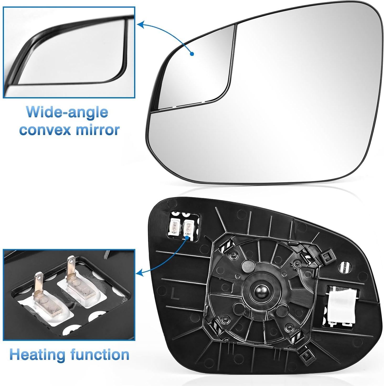 Espejo retrovisor calefaccionado TOP-MAX para Toyota RAV4 2016-2018 y 4Runner 2014-2023