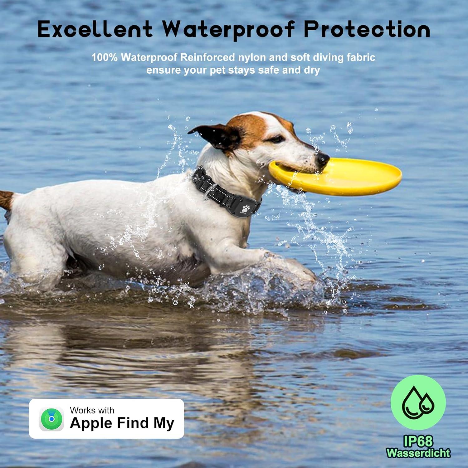 Collar GPS para Perros MYIWB PetTrack Pro S Negro Impermeable