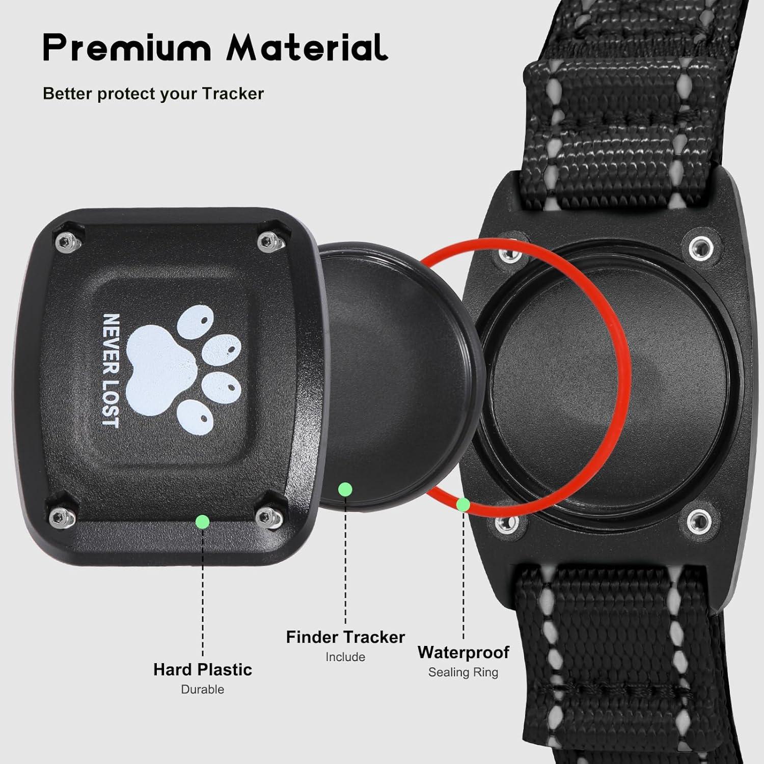 Collar GPS para Perros MYIWB PetTrack Pro S Negro Impermeable