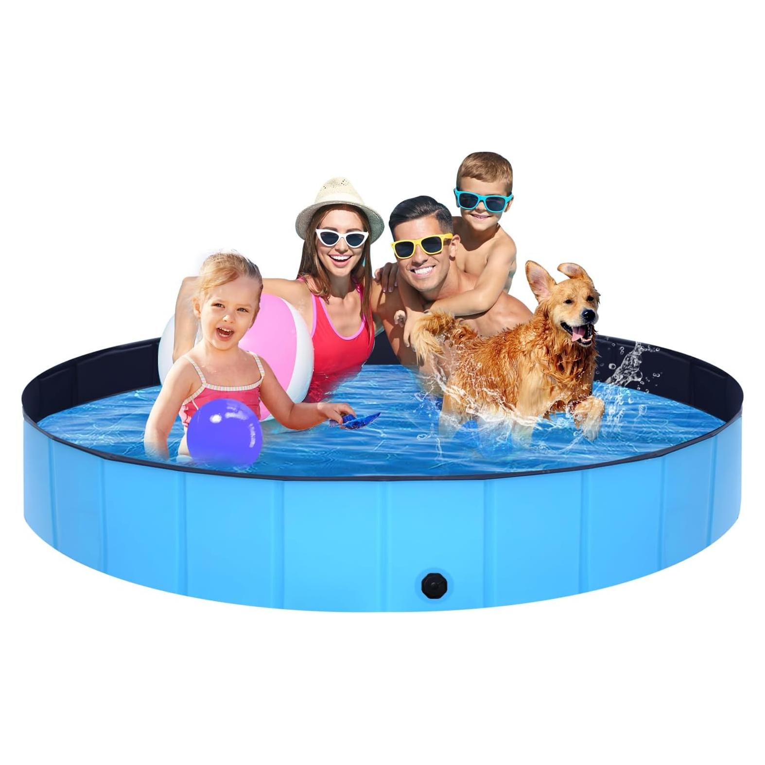 Piscina Plegable para Perros STUDESK 200 cm Antideslizante