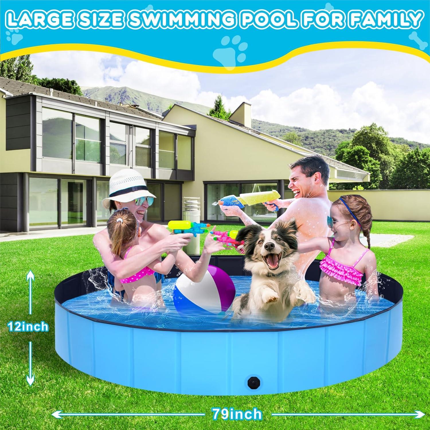 Piscina Plegable para Perros STUDESK 200 cm Antideslizante
