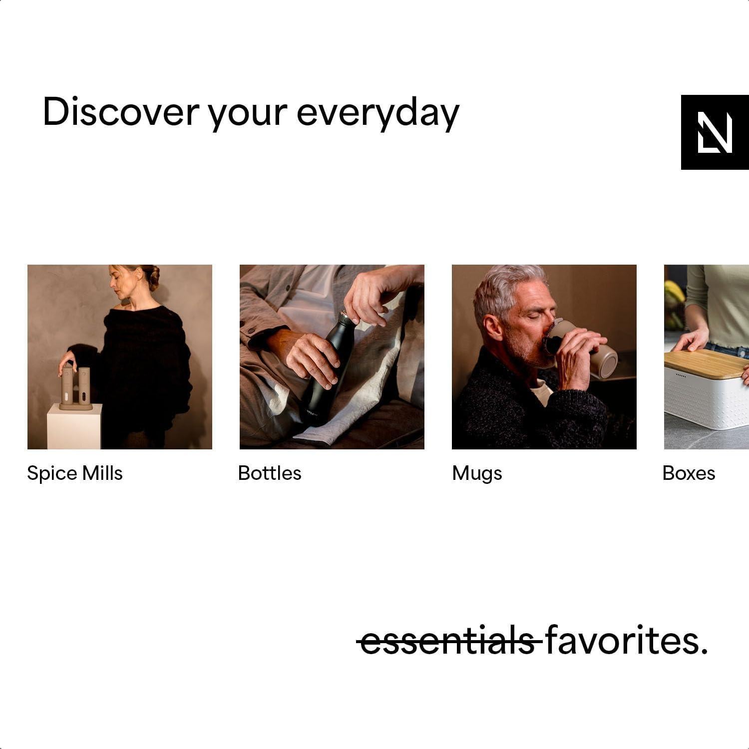 Taza Térmica LARS NYSØM 380ml Acero Inoxidable Aqua Turquesa