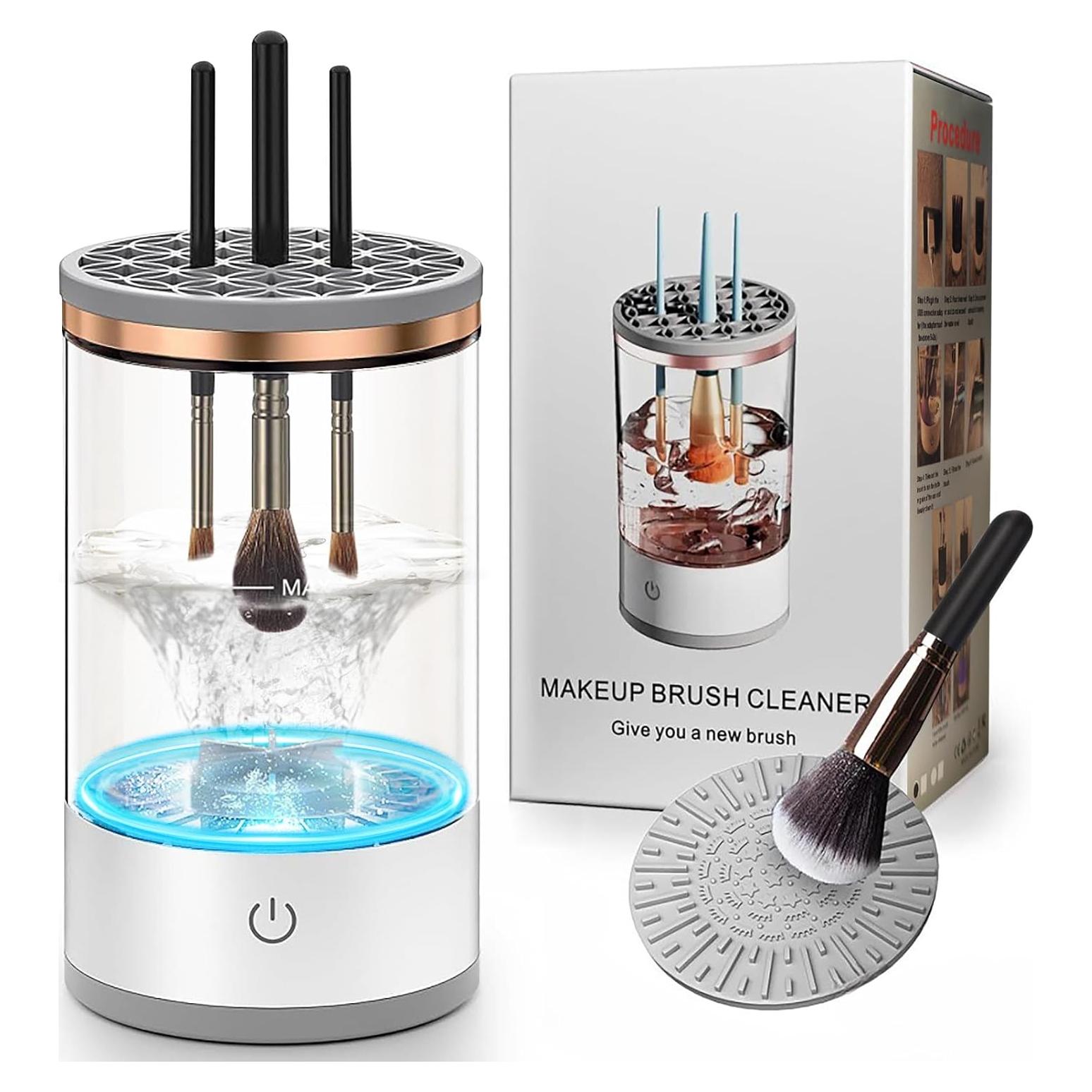 Limpiador Eléctrico de Brochas de Maquillaje Joxipe - Blanco