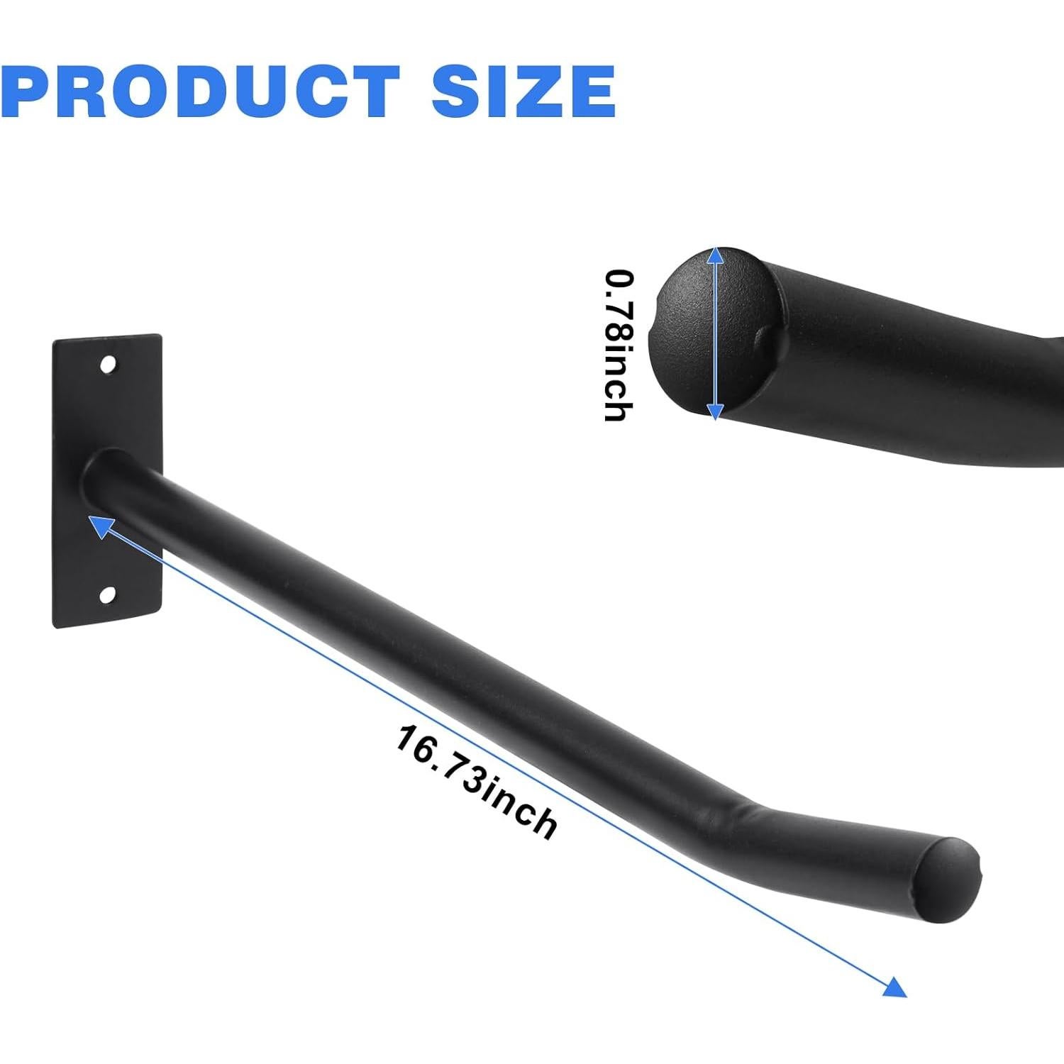 Estante de Almacenamiento para Sillas Plegables MEIPEIQIZHI Negro
