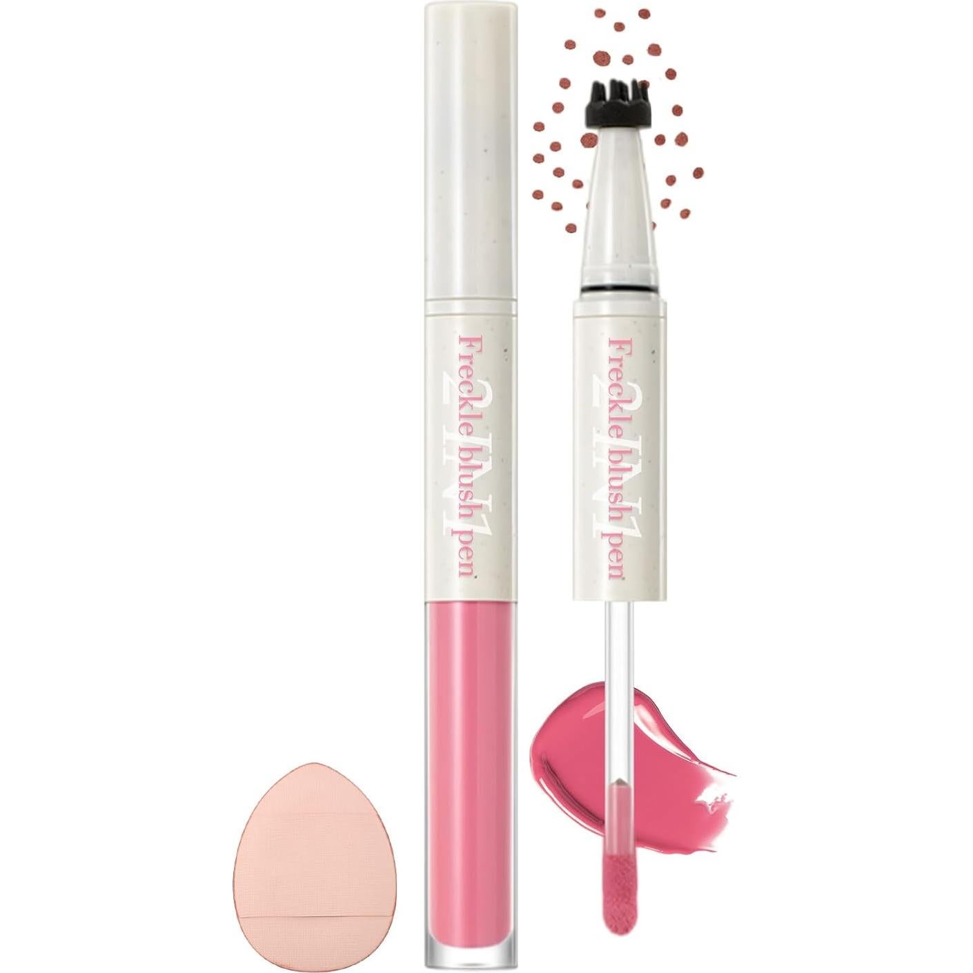 Bolígrafo Rubor y Pecas 2 en 1 Erinde, Tinte Larga Duración