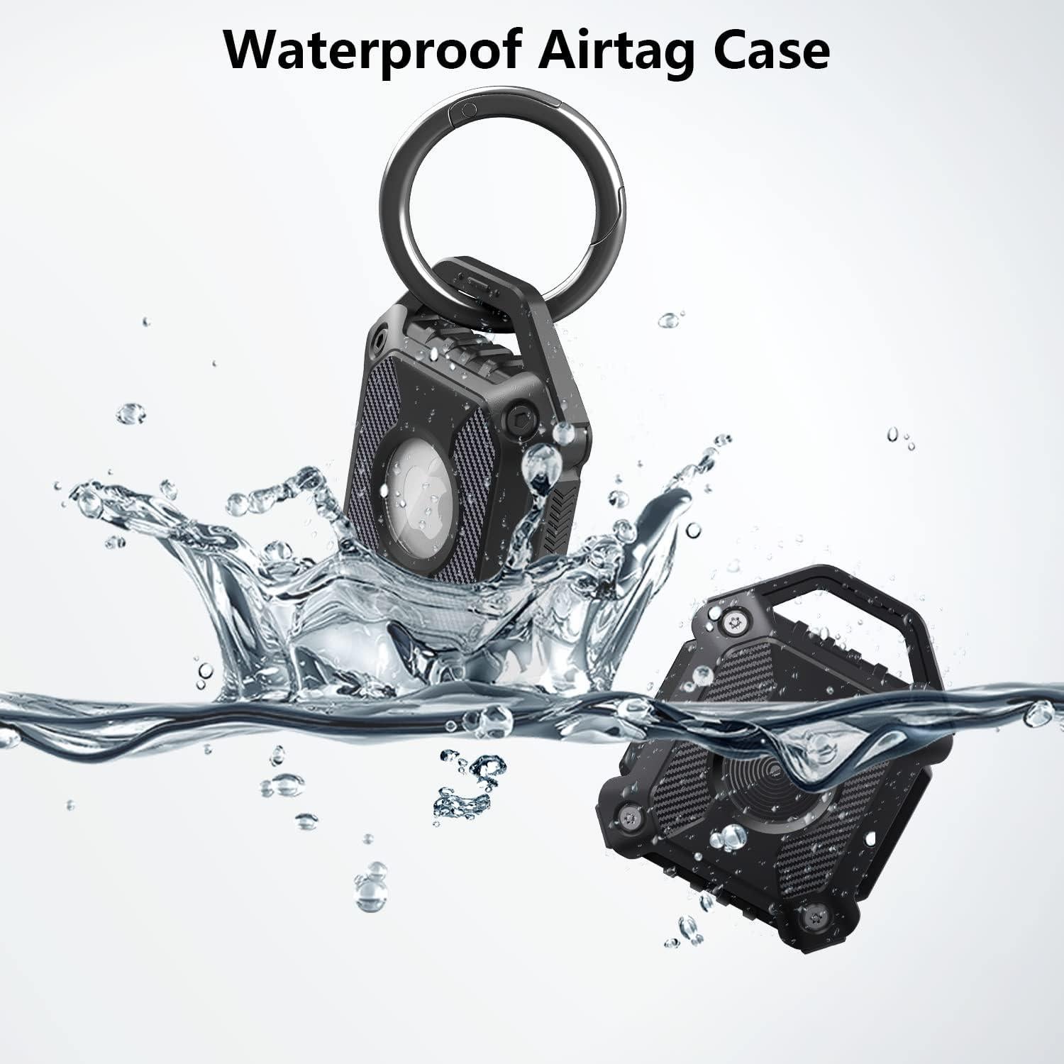 Funda Protectora TPU para Airtag Sichy con Llave Negro