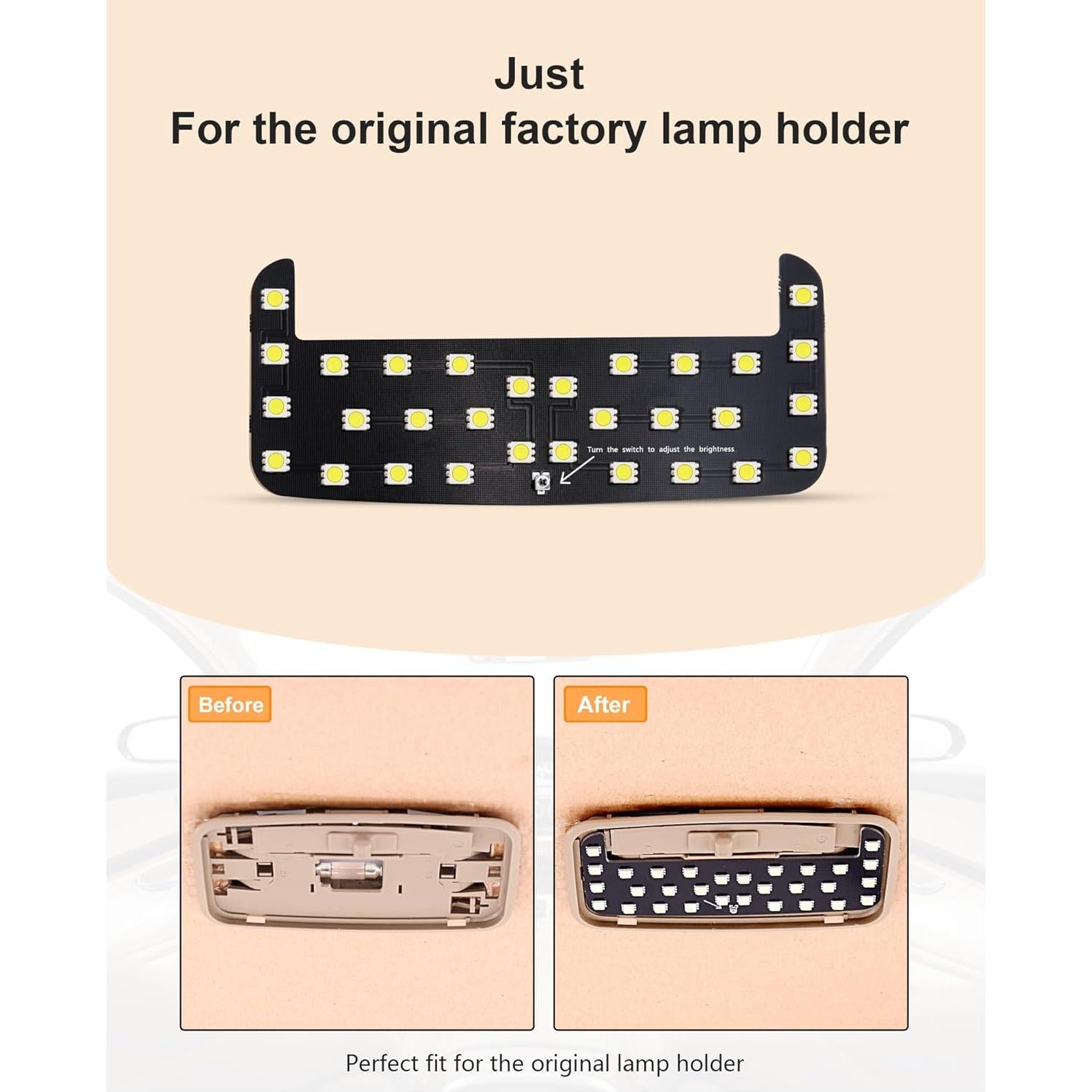 Tablero de luz LED amarillo cálido 4500K Genérico para Toyota y Lexus