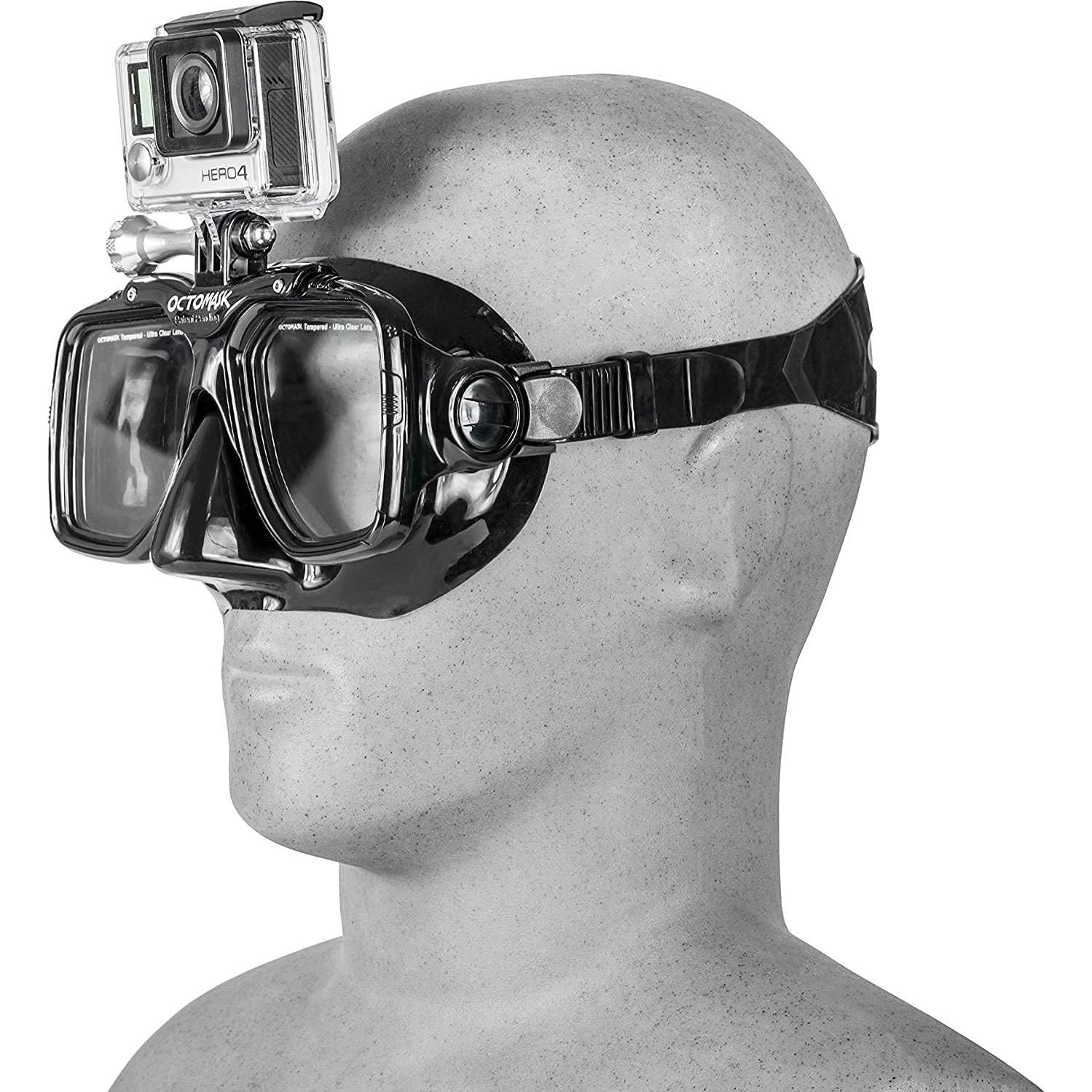 Máscara de buceo Octomask FBA_101 con soporte para GoPro