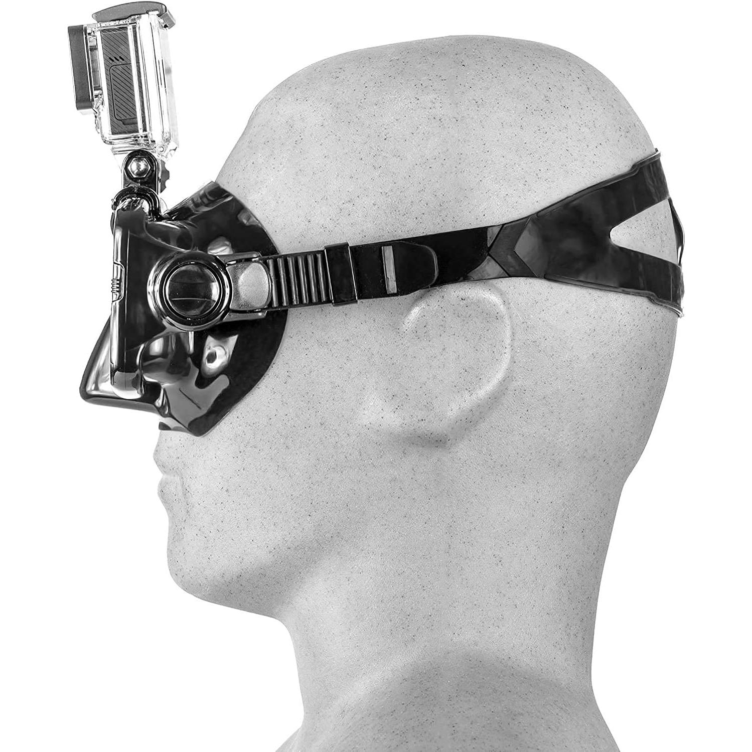 Máscara de buceo Octomask FBA_101 con soporte para GoPro