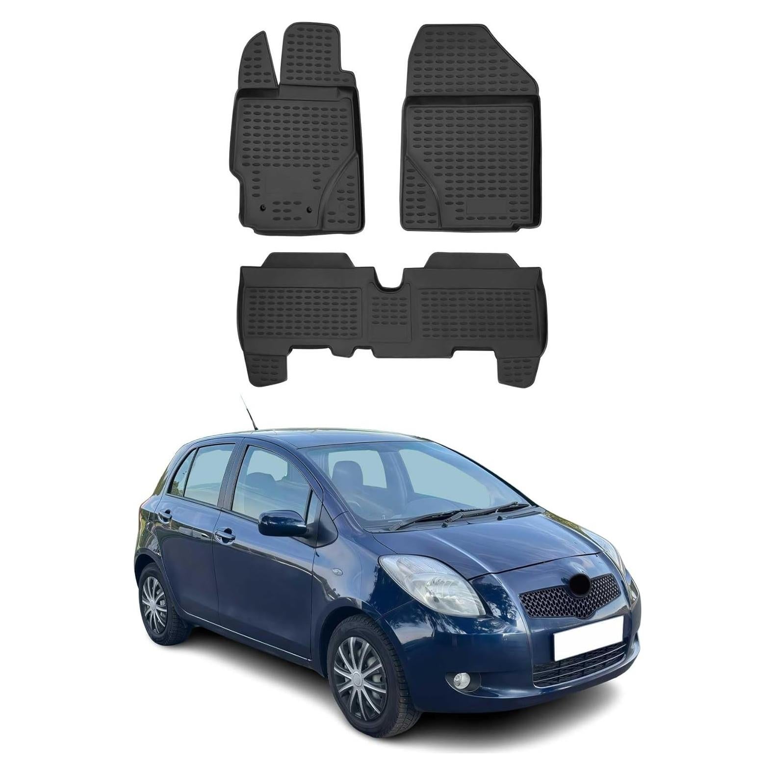 Alfombrillas OMAC 3D para Toyota Yaris 2006-2011 Negro