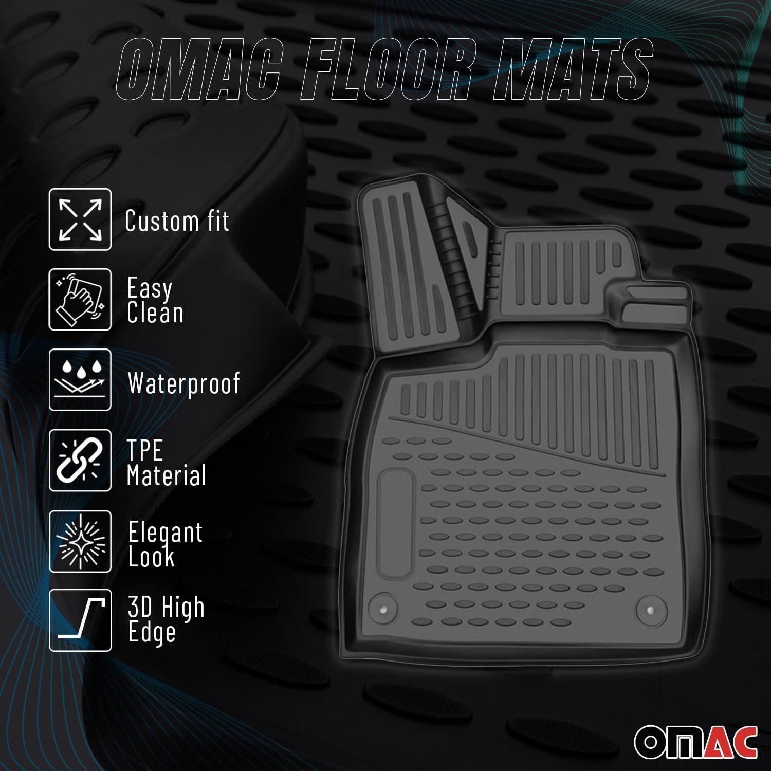 Alfombrillas OMAC 3D para Toyota Yaris 2006-2011 Negro