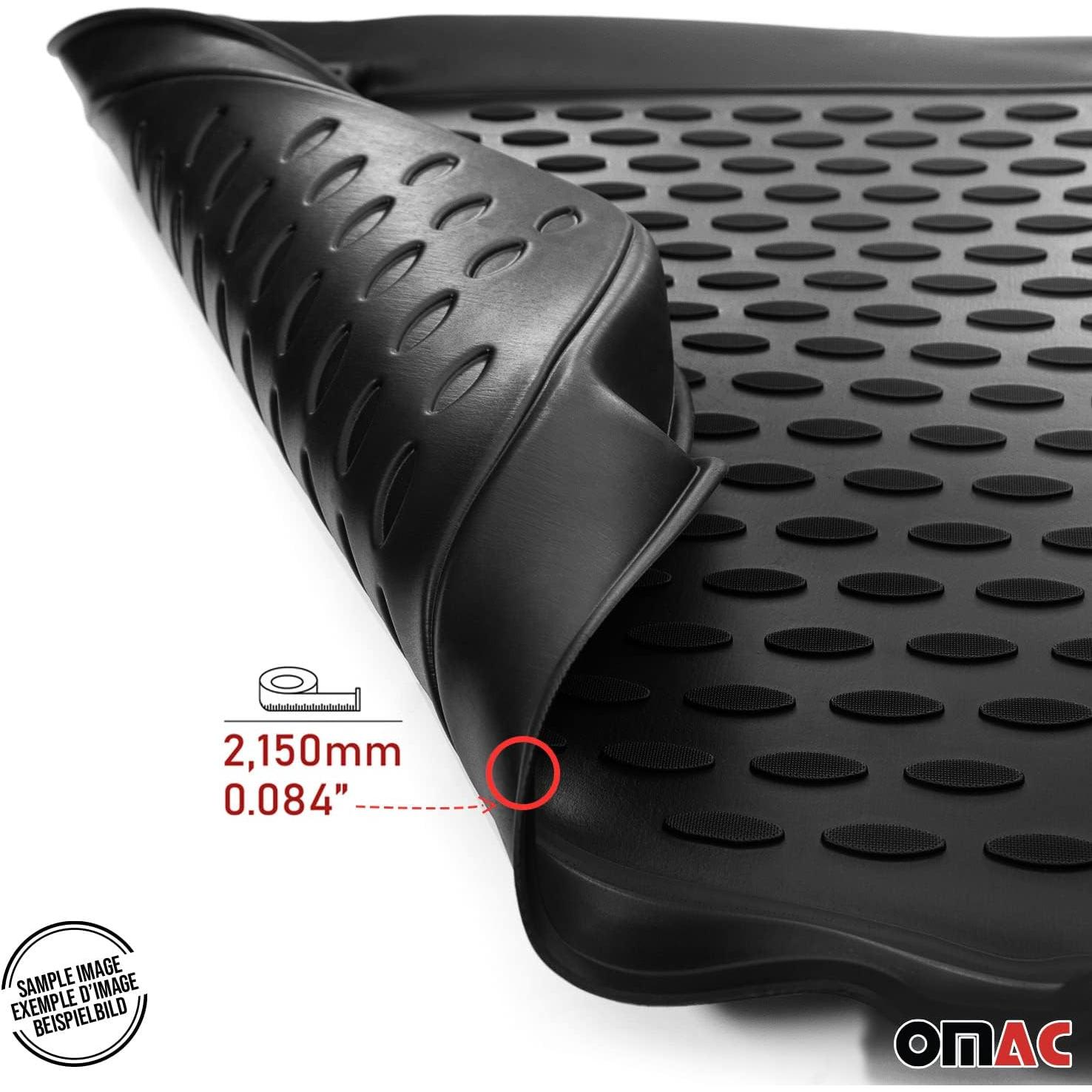 Alfombrillas OMAC 3D para Toyota Yaris 2006-2011 Negro