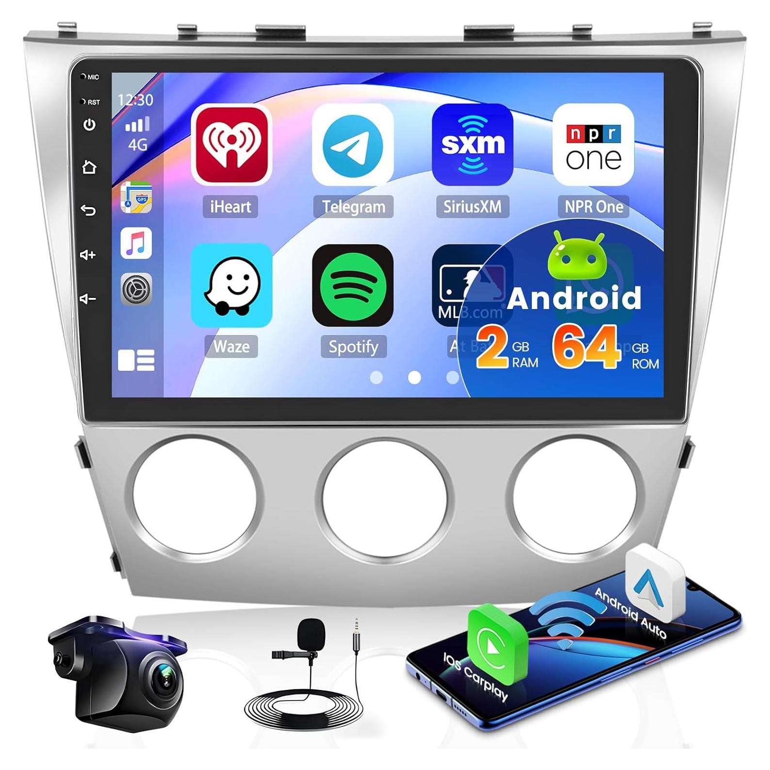 Estéreo Android 13 Hikity 10.1" para Toyota Camry 2006-2011