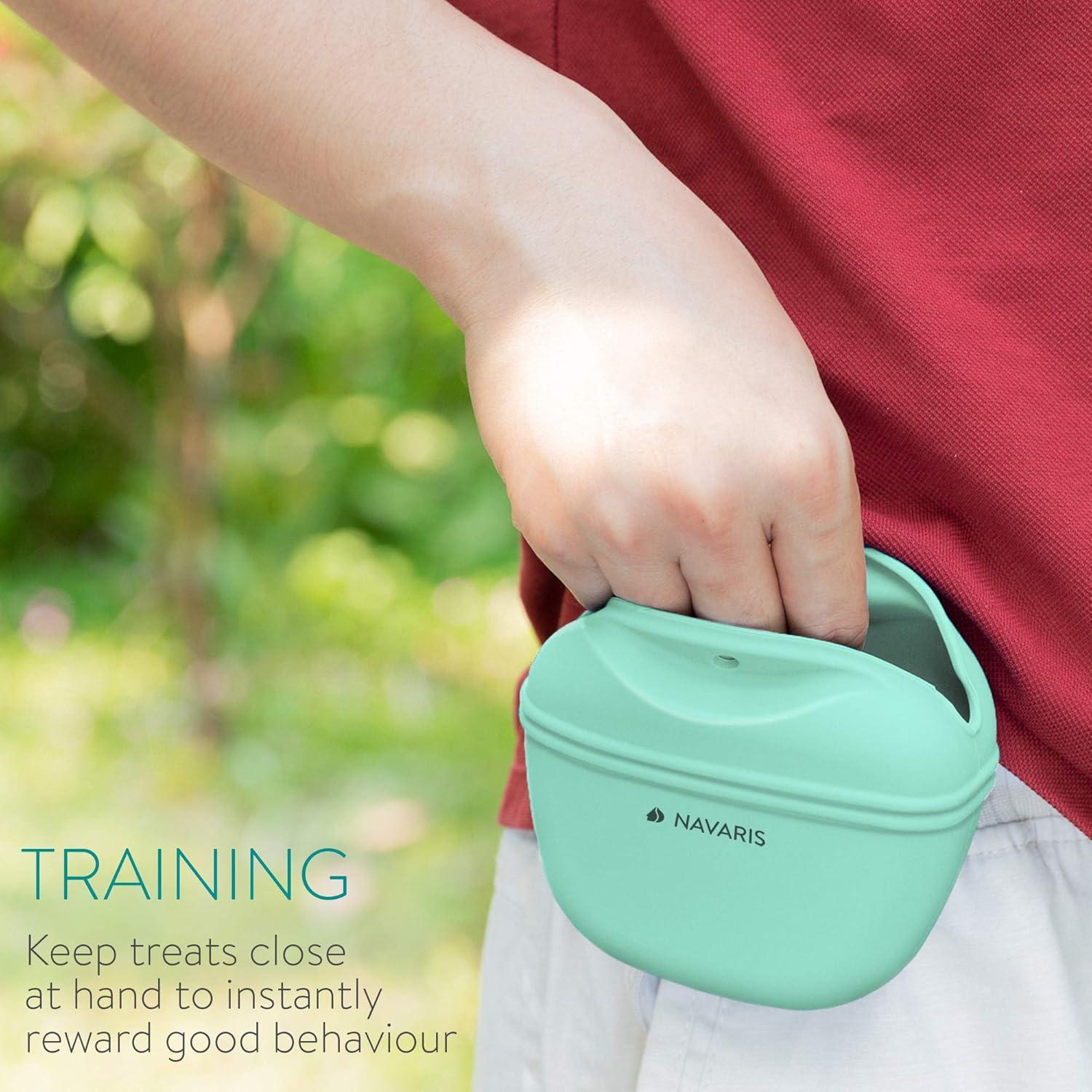 Bolsa de golosinas para perros Navaris - Set de 2 con clip