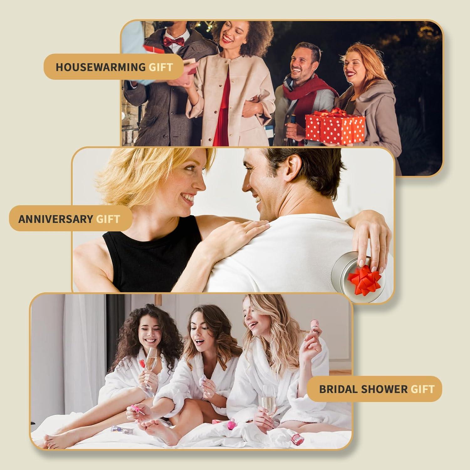 Tabla de Charcutería de Bambú con Cuchillos y Tazón - BEAUTLOHAS