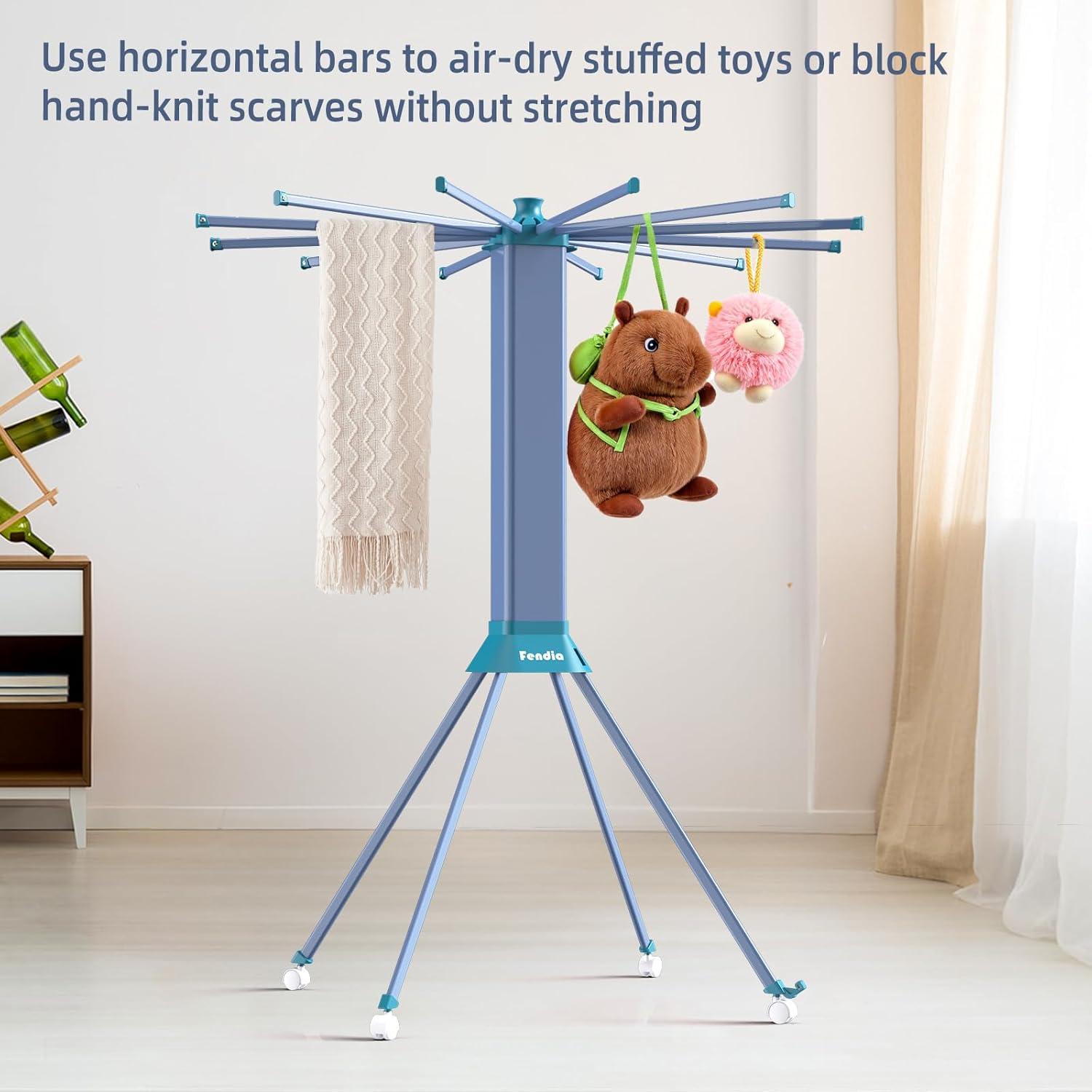 Estante Plegable para Secar Ropa Fendia FCD01 30kg Gris Verde