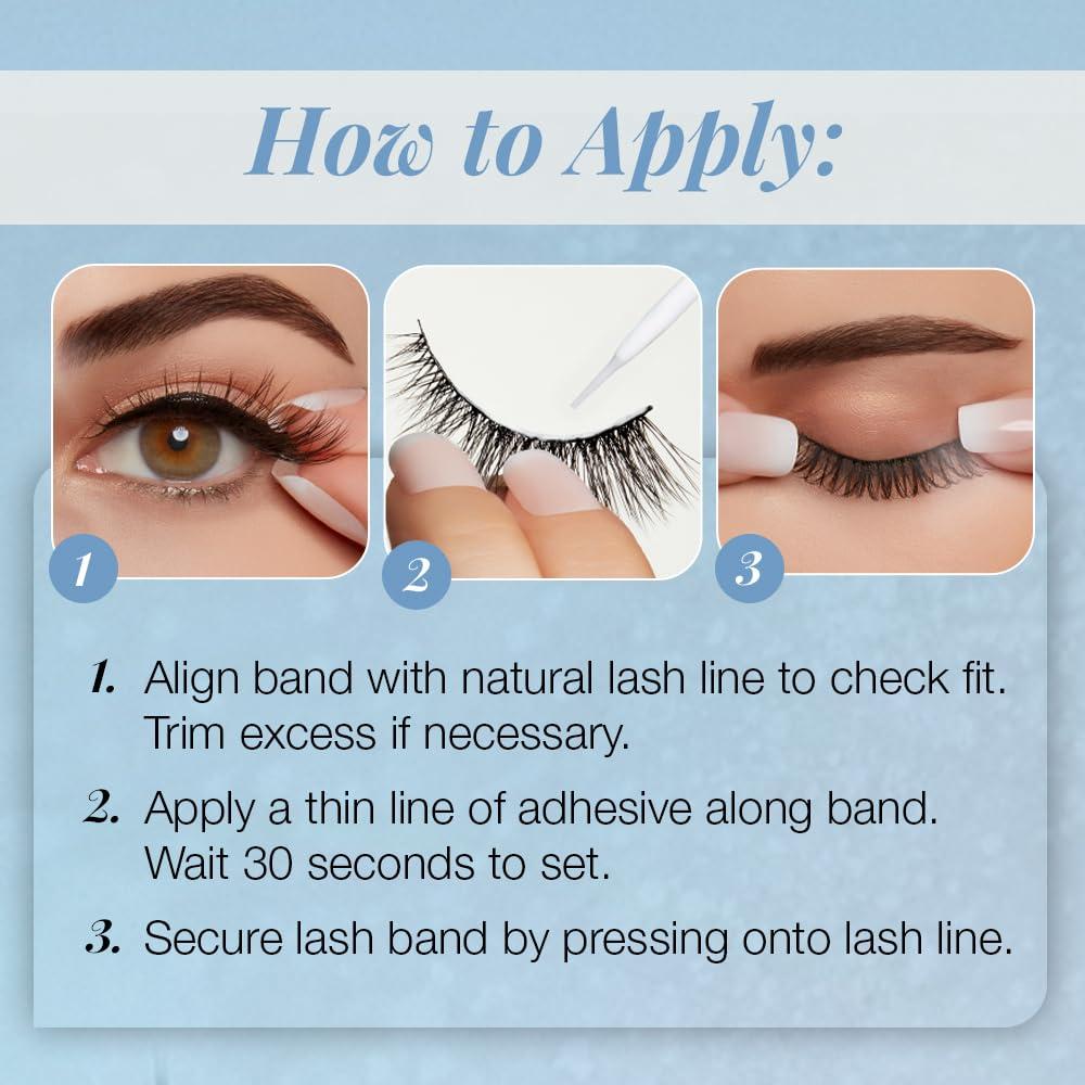 Pestañas postizas Ardell Light As Air 521 - 4 pares ligeras