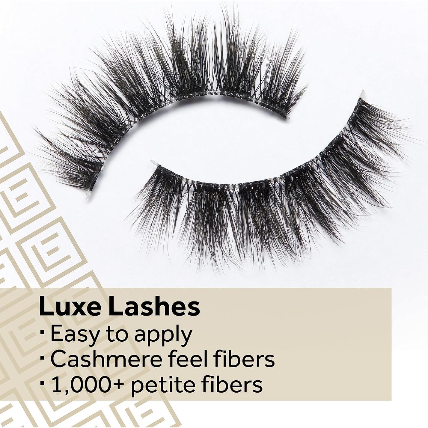 Pestañas Postizas Eylure Luxe Cashmere No. 8 con Adhesivo