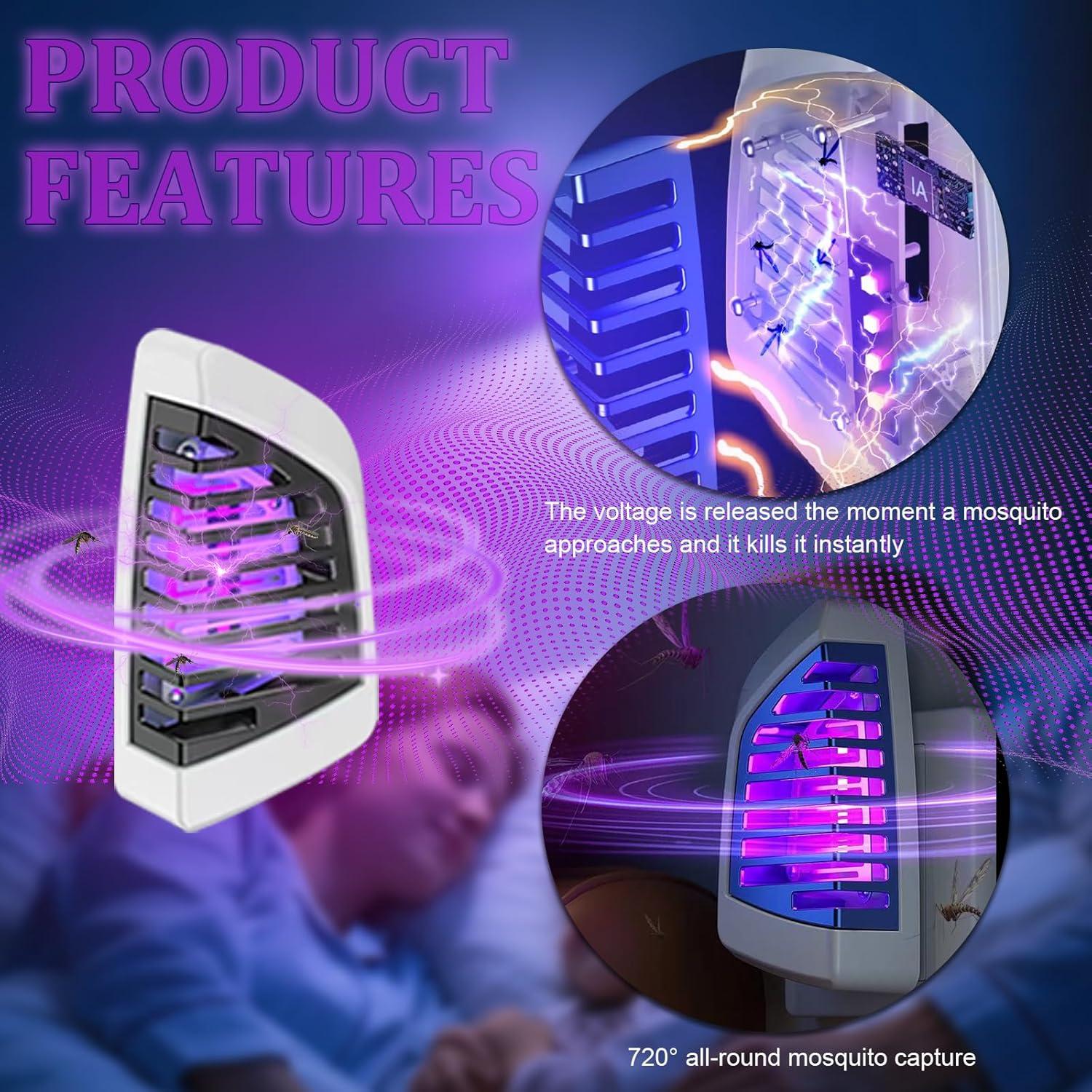 Asesino de Mosquitos Eléctrico LASER HAND 67.74g Interior