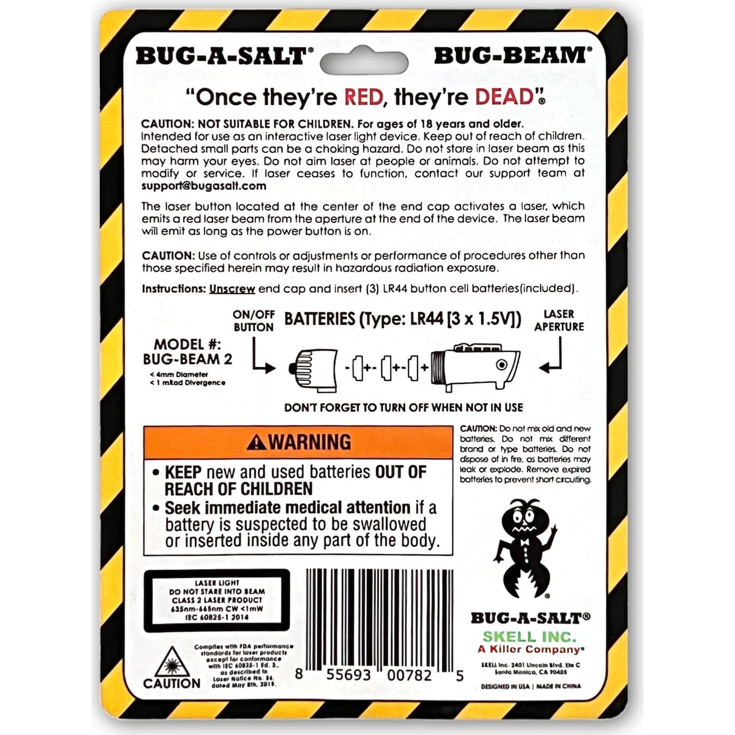 Rayo-Bicho Bug-A-Salt - Caza Moscas y Cucarachas