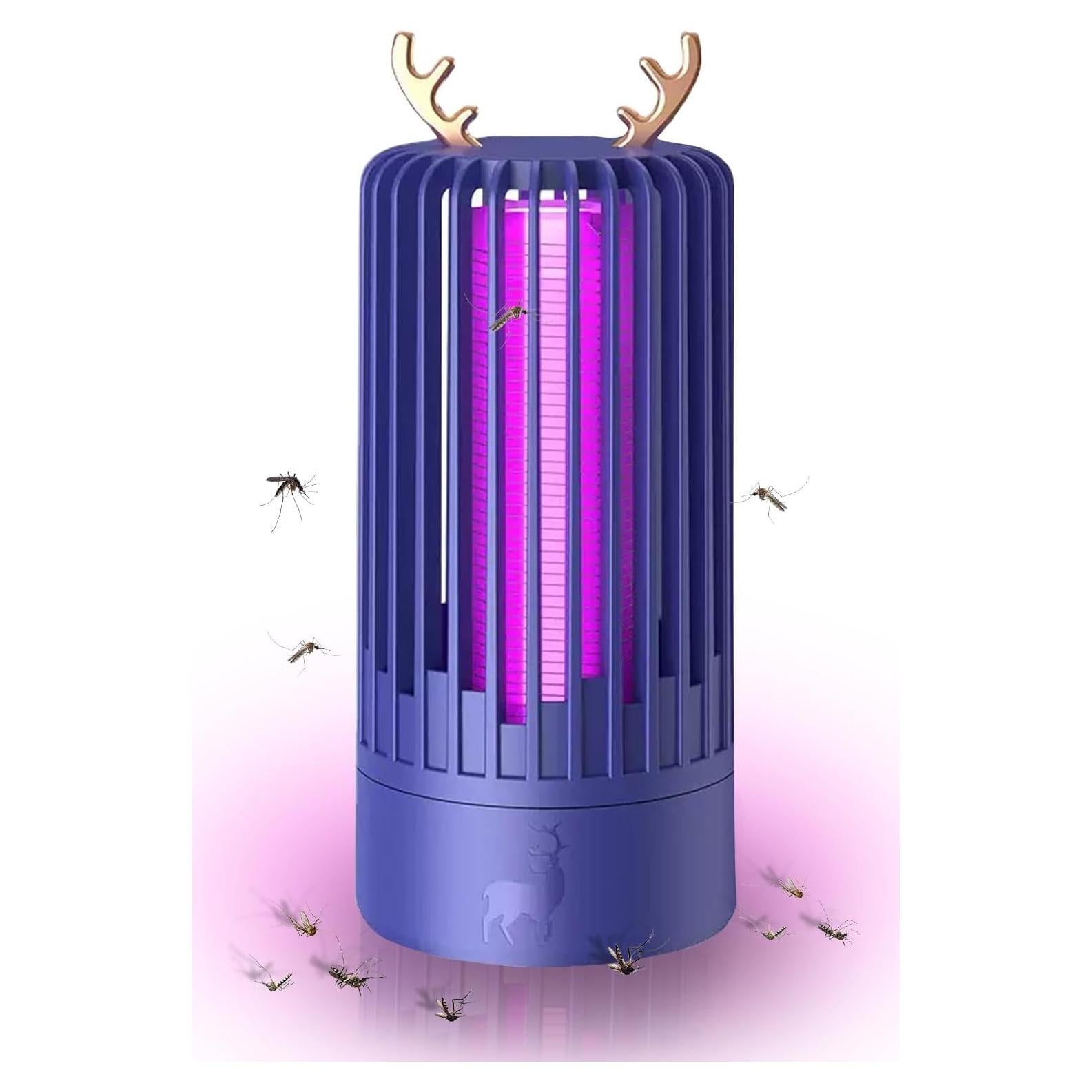Asesino de Mosquitos Eléctrico Deerhorn - Carga USB, 380g