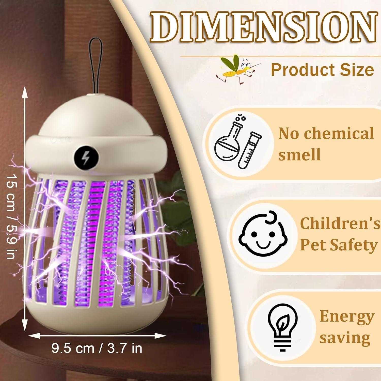 Asesino de Mosquitos Electrónico Medusa 5V para Interior